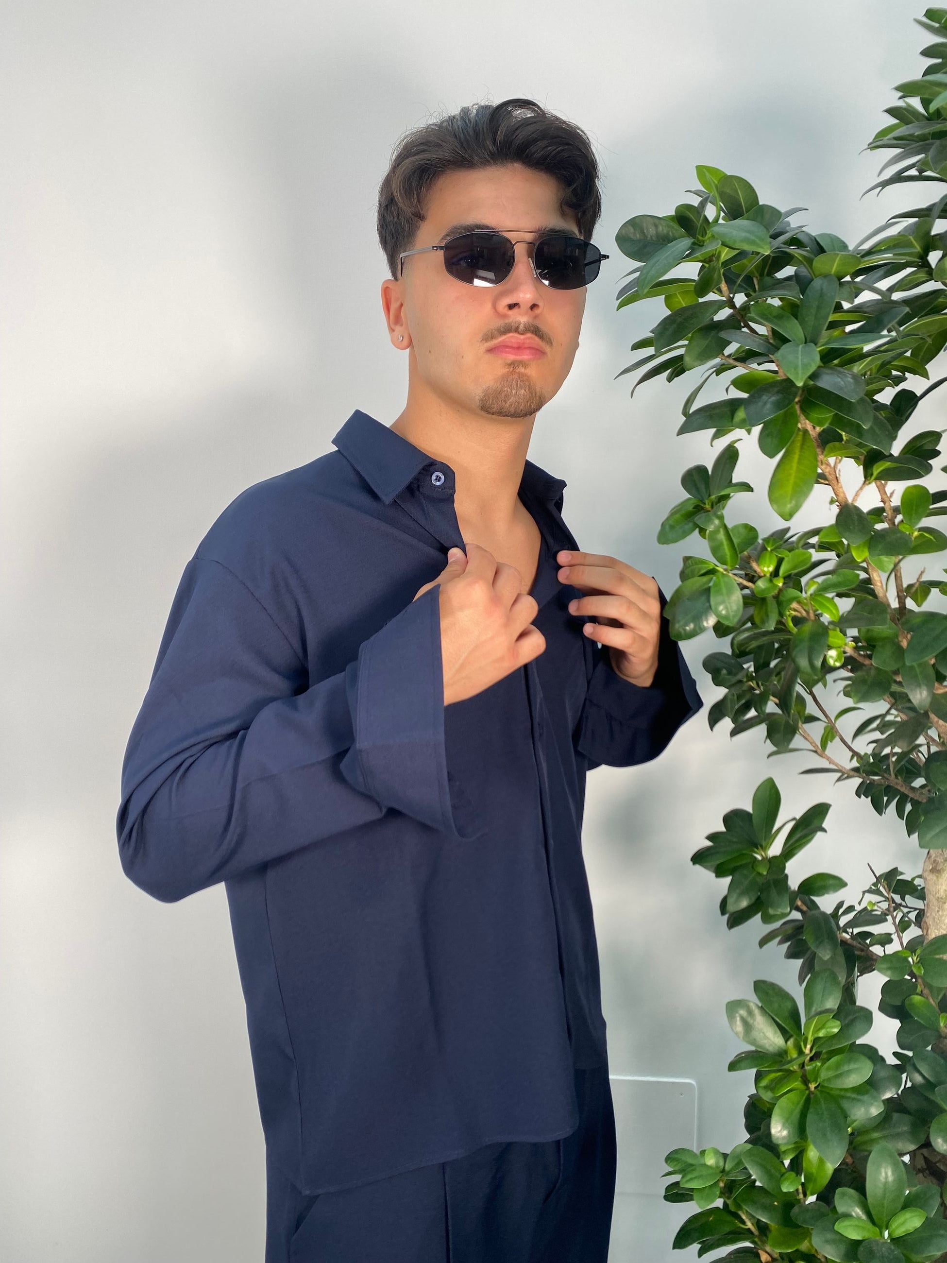 COORDINATO CAMICIA + PANTALONE - COMFORT FIT W181.BLU