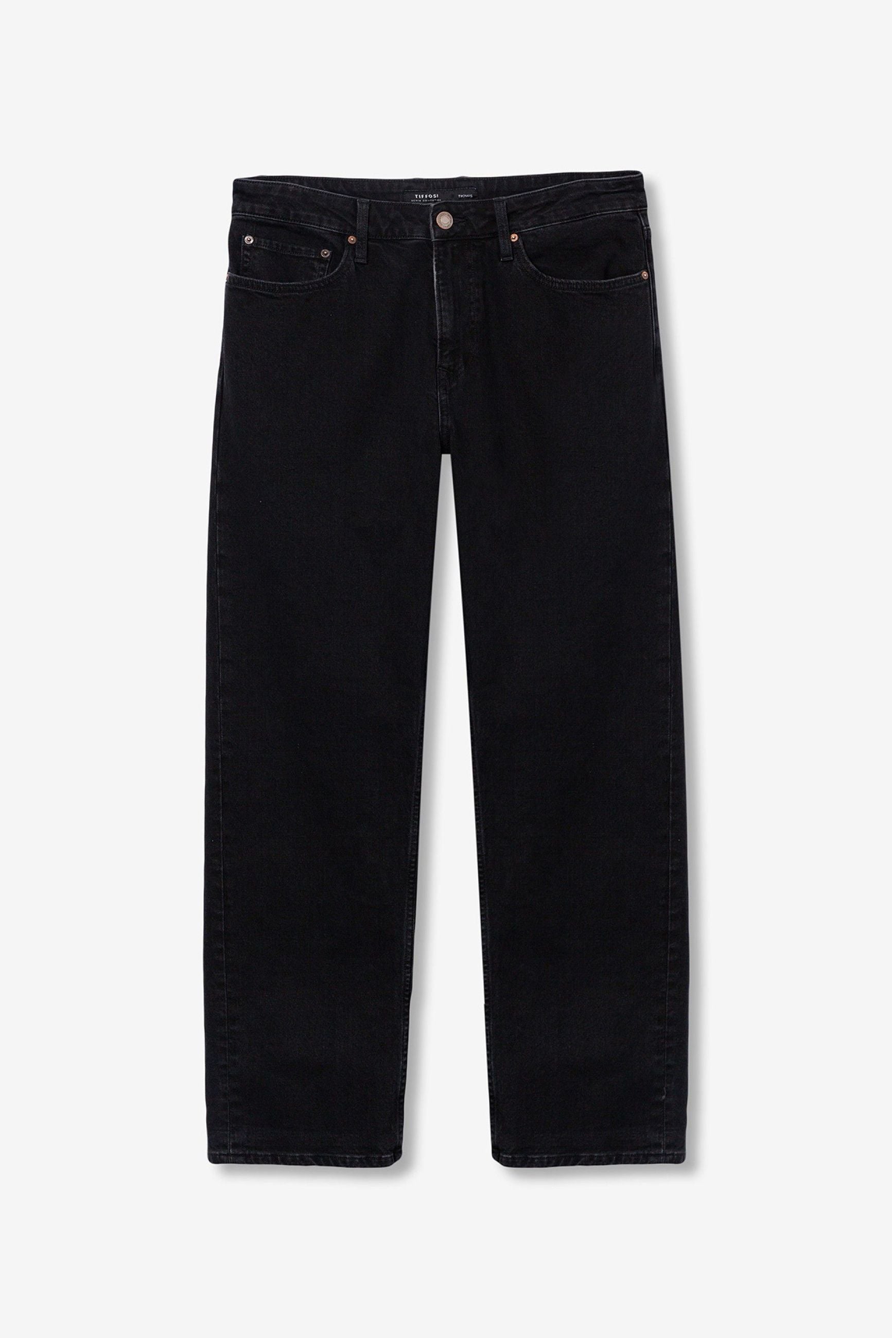 JEANS THOMAS_21 5 TASCHE BLACK WASH - LOOSE FIT 10065051