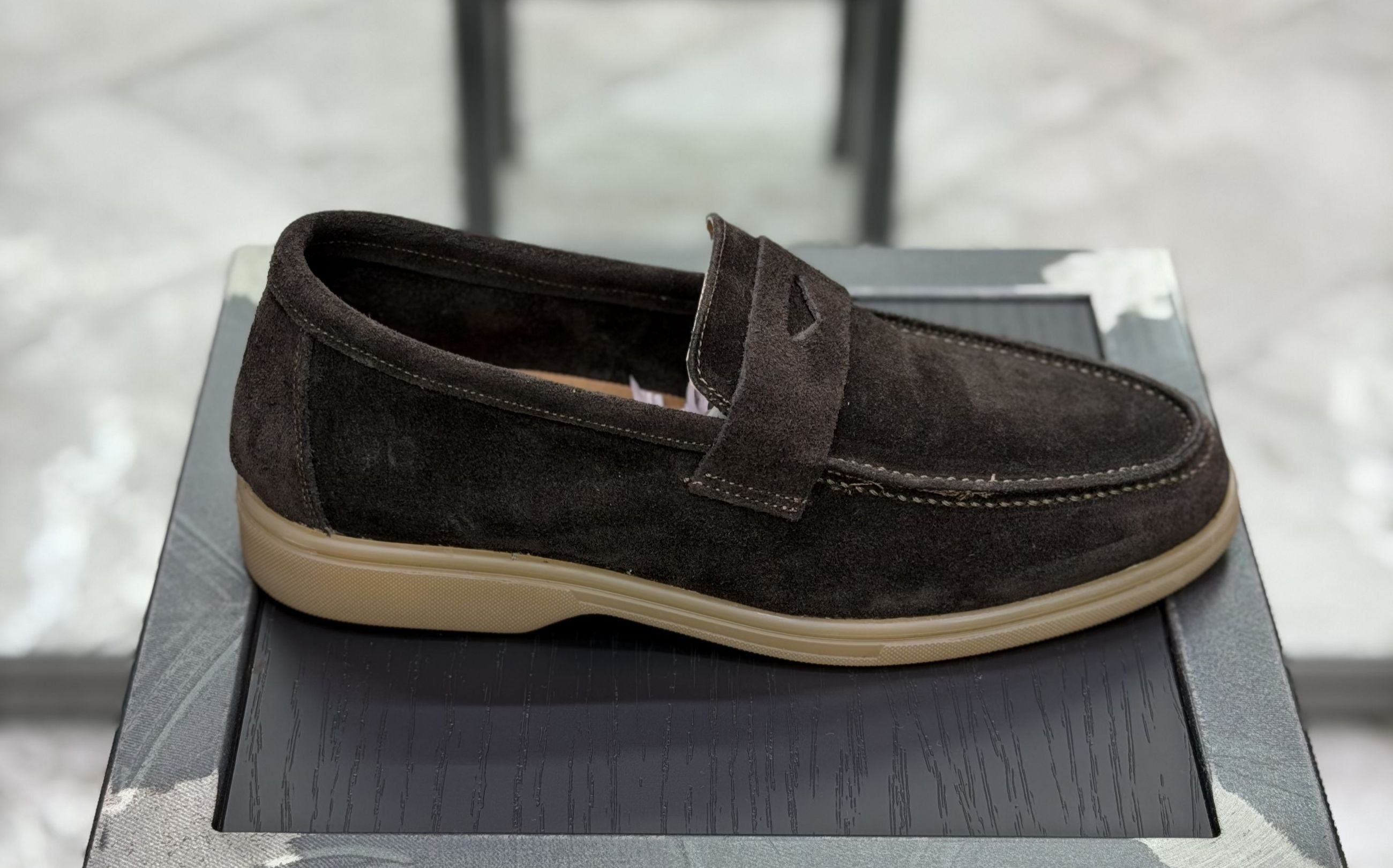 MOCASSINO IN CAMOSCIO BOCCA DI LEONE PCL.MOR