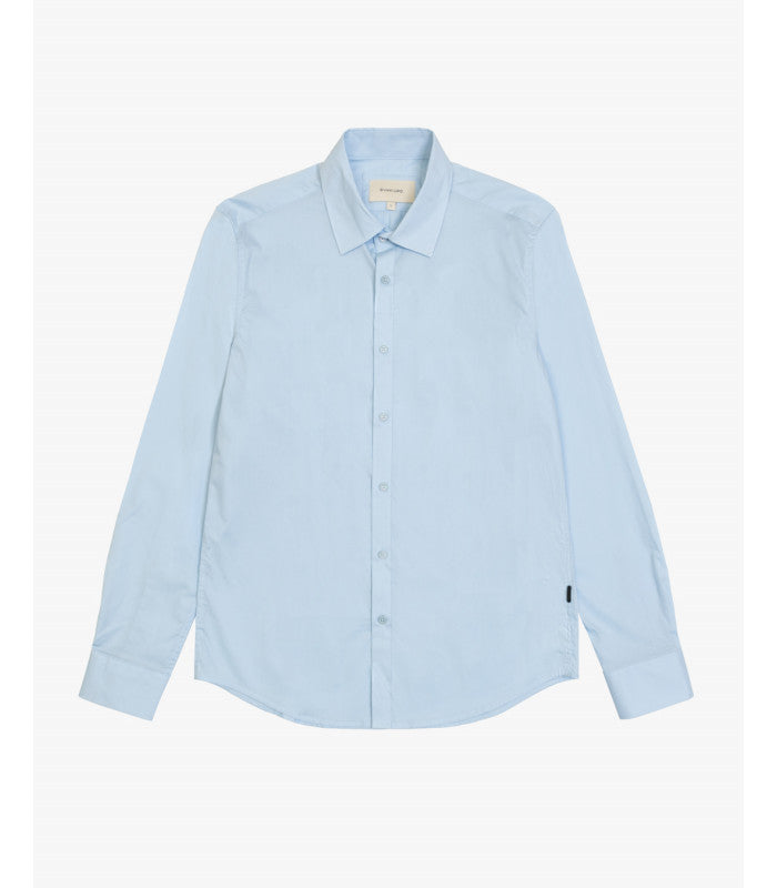 CAMICIA BASIC IN COTONE ELASTICIZZATO - SLIM FIT GL070DA.SKYNEW