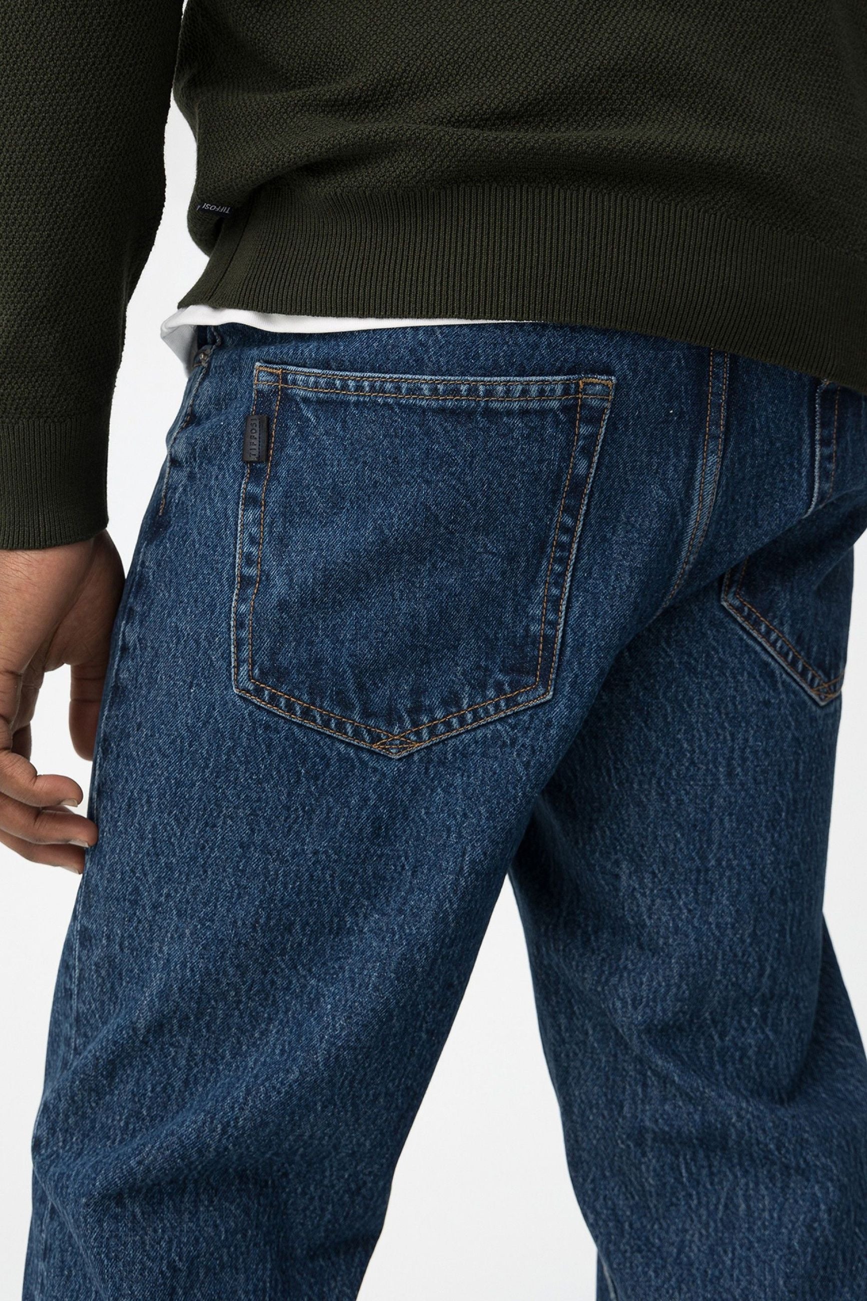 JEANS COLE_73 5 TASCHE DARK WASH - RELAXED FIT 10064418