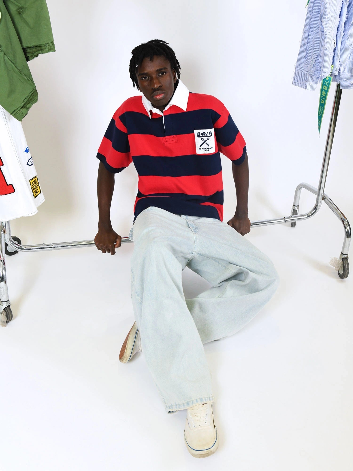 JEANS CARPENTER BLEACH WASH - BAGGY FIT M-261201
