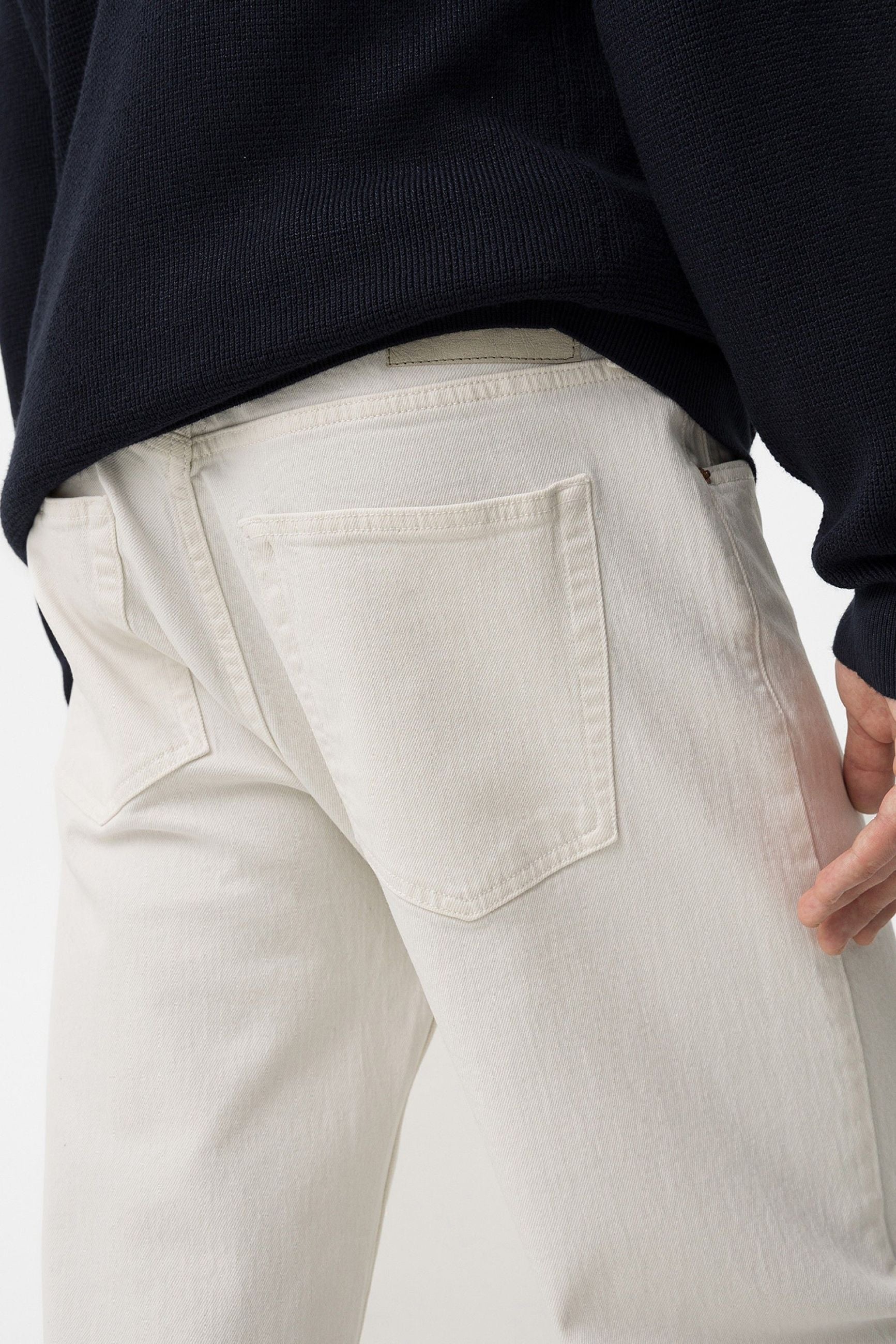 JEANS THOMAS_23 5 TASCHE WHITE WASH - LOOSE FIT 10065053