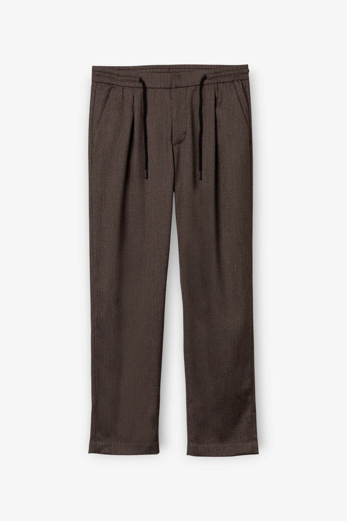 PANTALACCIO CHINO_H114 IN TESSUTO EFFETTO SPIGATO - RELAXED FIT 10068956