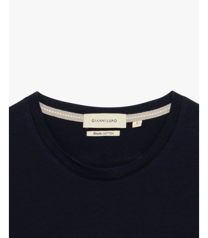 T-SHIRT BASIC IN 100% COTONE EXTRA FINE - REGULAR FIT GL1078F-S25.BLU