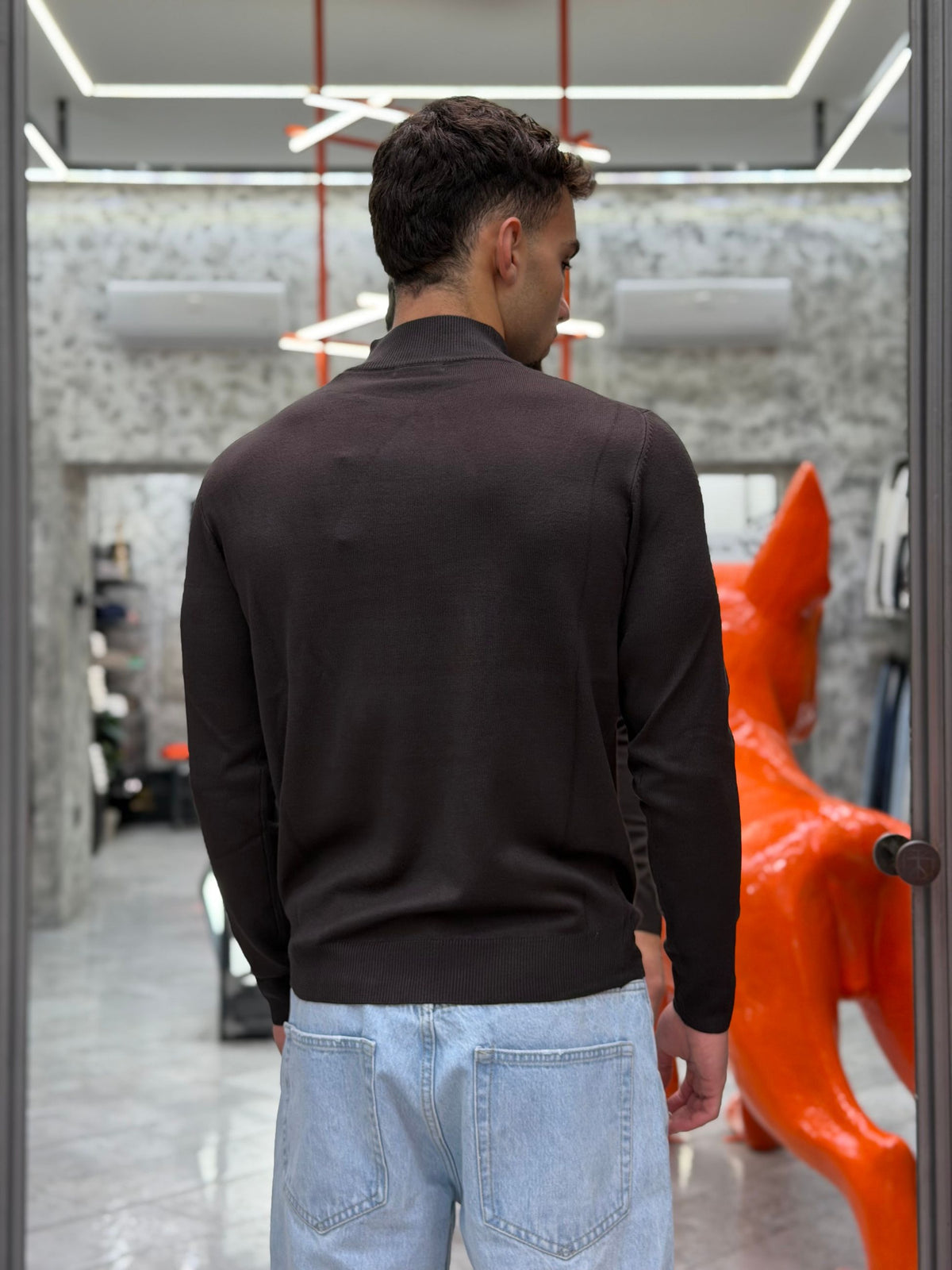 MAGLIA LUPETTO BASIC IN MORBIDA VISCOSA - REGULAR FIT MI3333SS.MOR
