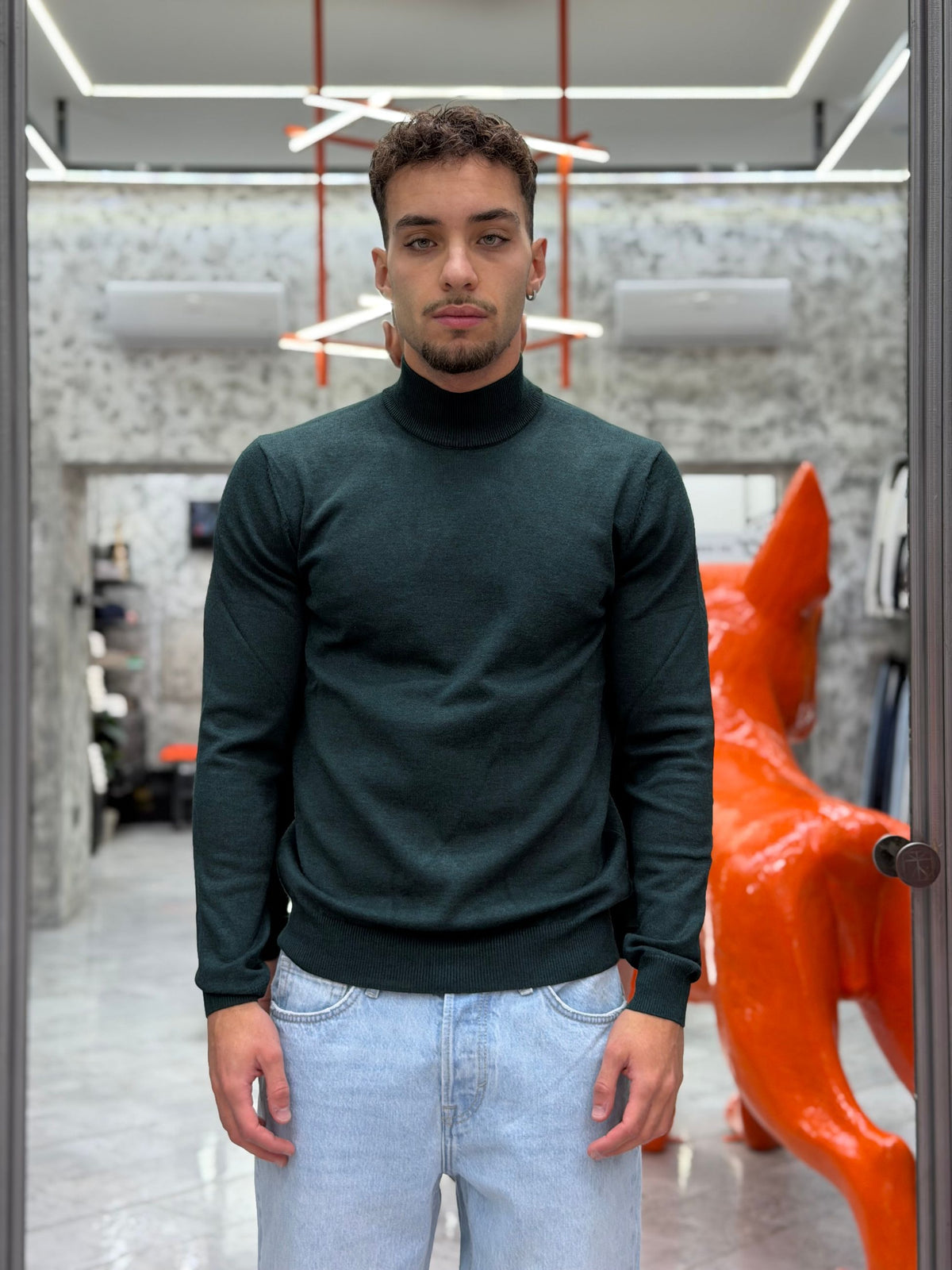 MAGLIA LUPETTO BASIC IN MORBIDA VISCOSA - REGULAR FIT MI3333SS.FOR