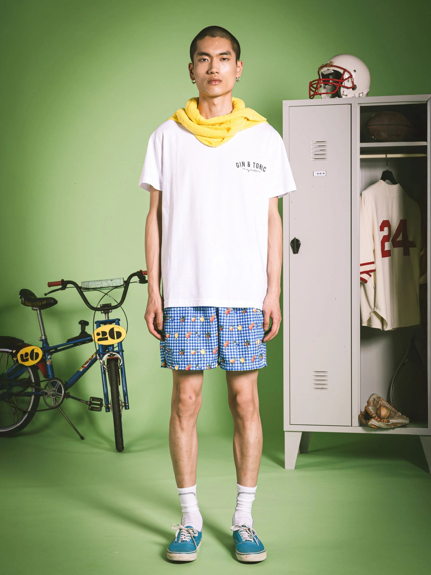 T-SHIRT IN PURO COTONE CON RICAMO GIN & TONIC LATO CUORE - REGULAR FIT M-261075