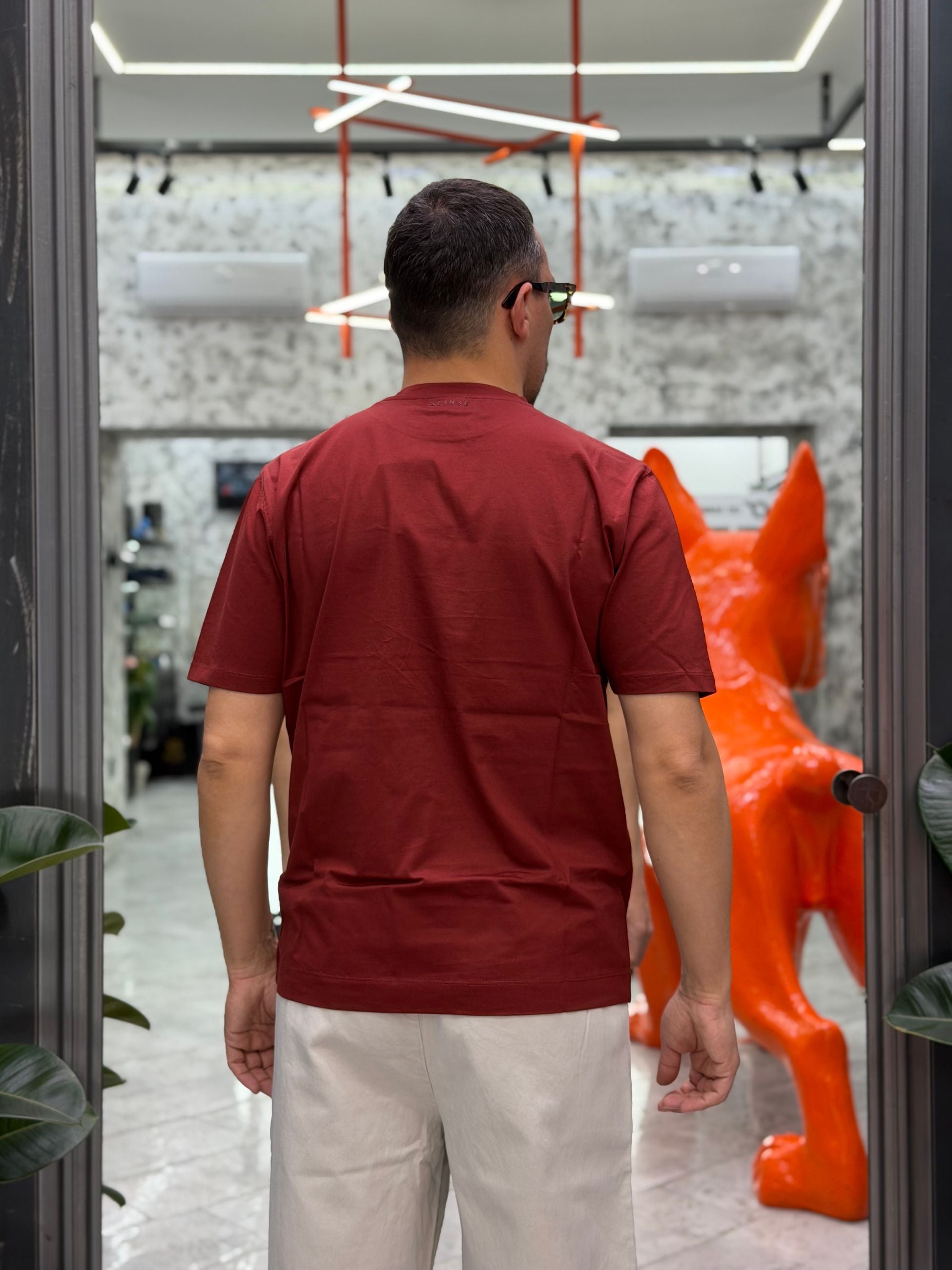 T-SHIRT GIROCOLLO IN PREGIATO COTONE MERCERIZZATO - REGULAR FIT TE3205SS.TCO