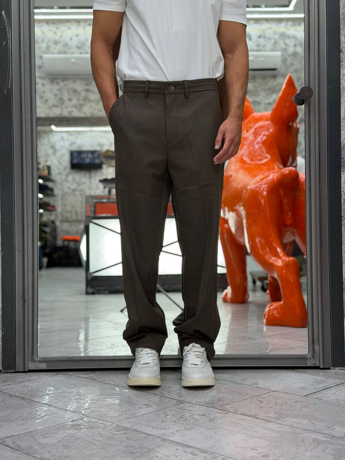 PANTALONE OLIVER DA COMPLETO FONDO AMPIO - RELAXED FIT GL5163BD-F26.COF