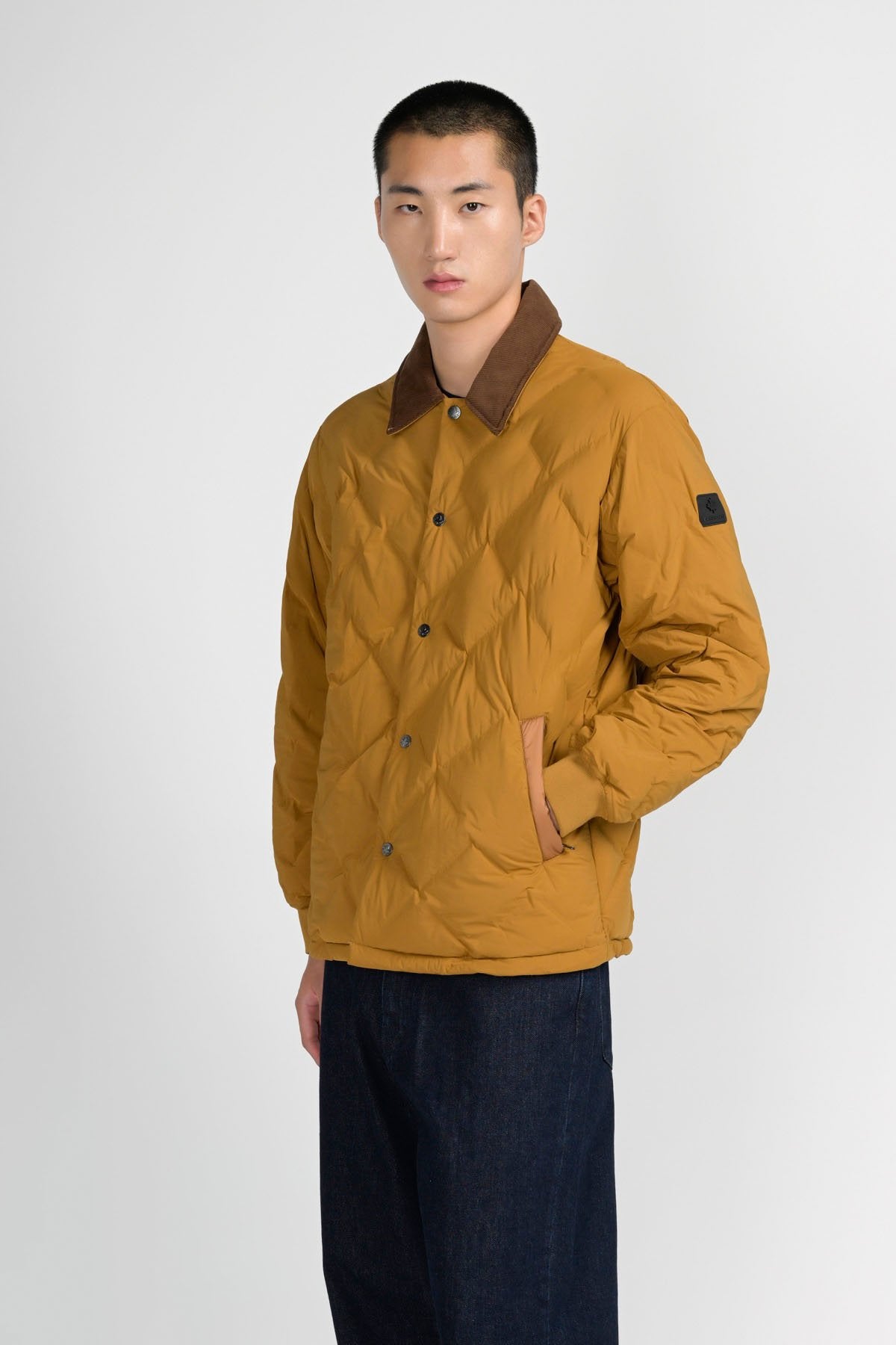 GIACCA GELENEVIS TRAPUNTATA MODELLO BARBOUR IN TESSUTO ELASTICIZZATO - COMFORT FIT CN.G225242.GBR