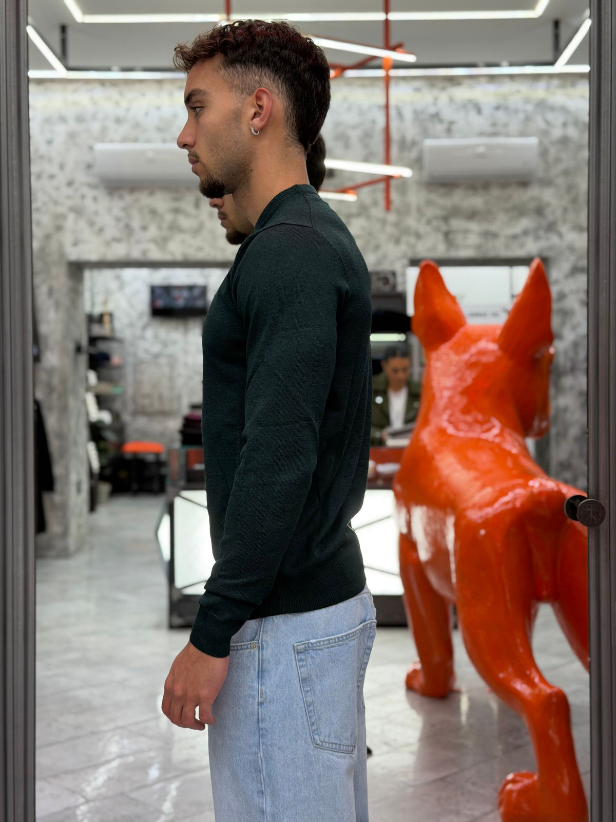 MAGLIA GIROCOLLO BASIC IN MORBIDA VISCOSA - REGULAR FIT MI3330SS.FOR