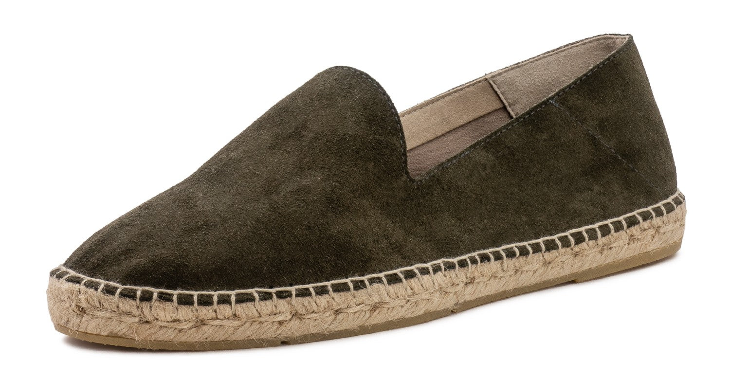 ESPADRILLAS IN CAMOSCIO CON SUOLA IN JUTA