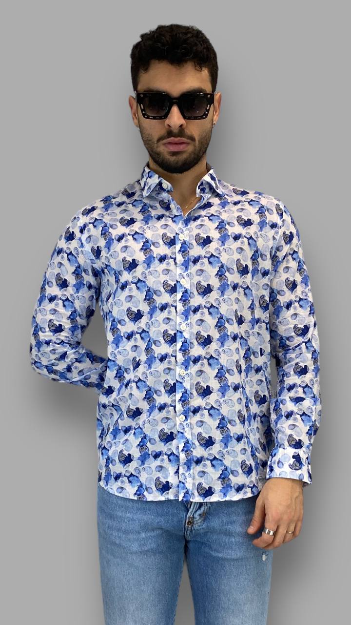 CAMICIA IN COTONE FANTASIA PAISLEY - REGULAR FIT