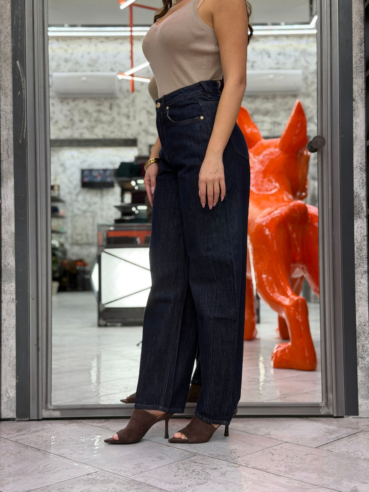 JEANS HAZEL ZERO WASH - BAGGY FIT GLD6050Q
