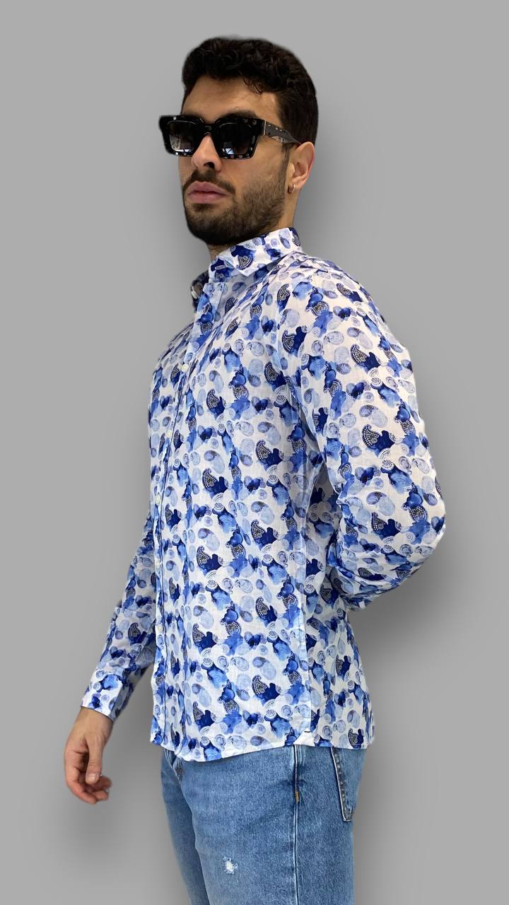 CAMICIA IN COTONE FANTASIA PAISLEY - REGULAR FIT