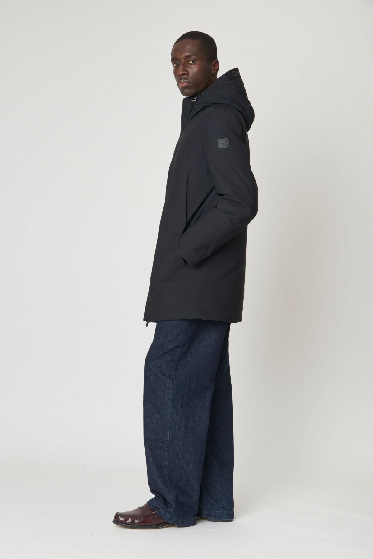 PARKA NELSON IN TESSUTO TECNICO WR ELASTICIZZATO AD ALTE PRESTAZIONI ALL'ESTERNO - COMFORT FIT CN.G224095.NER