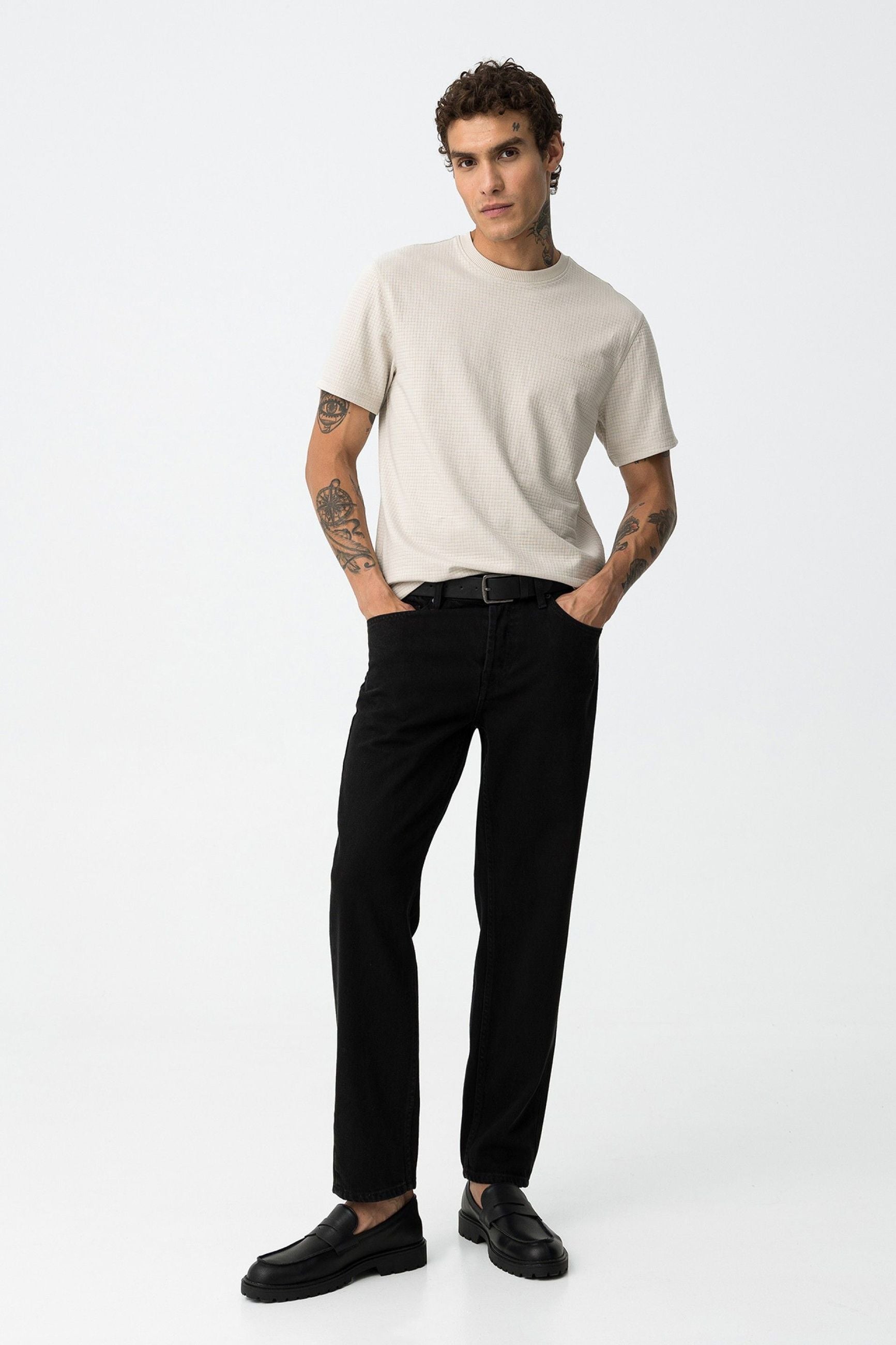 JEANS COLE_67 IN TELA FISSA - RELAXED FIT 10062169.NER