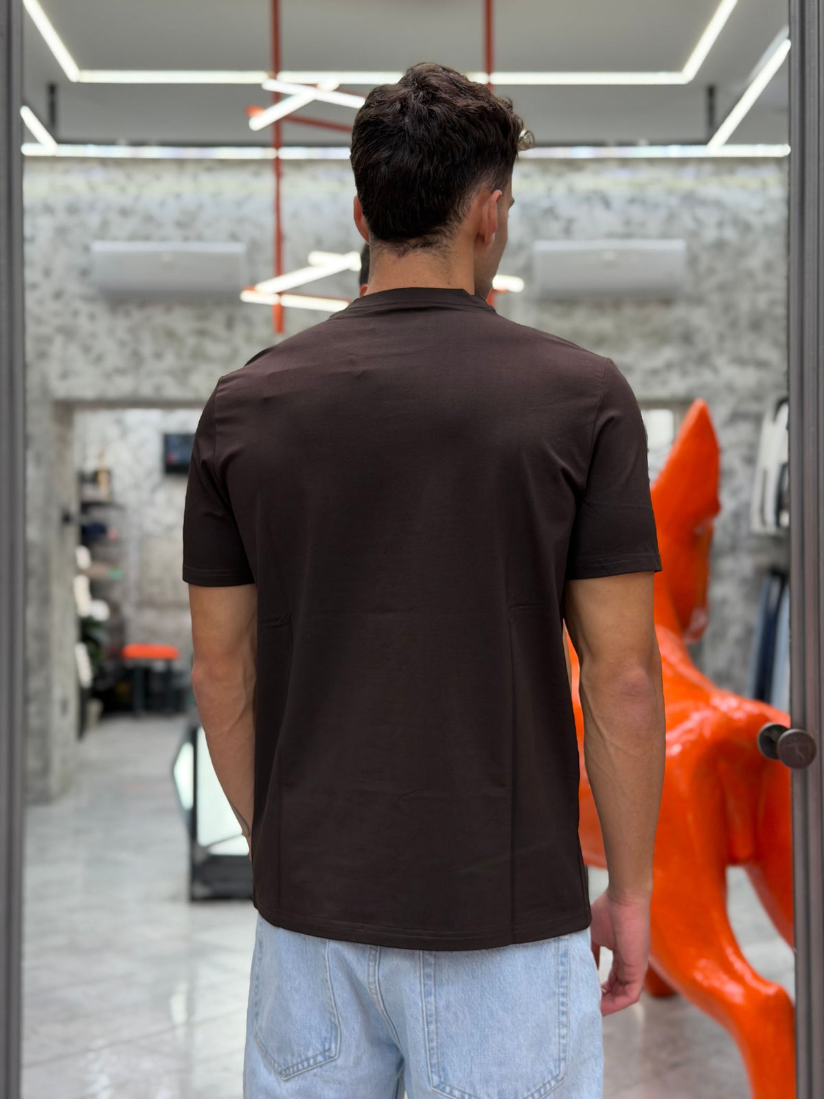 T-SHIRT IN PREGIATO ED ELEGANTE COTONE MERCERIZZATO - REGULAR FIT MK9910094-26.MOR