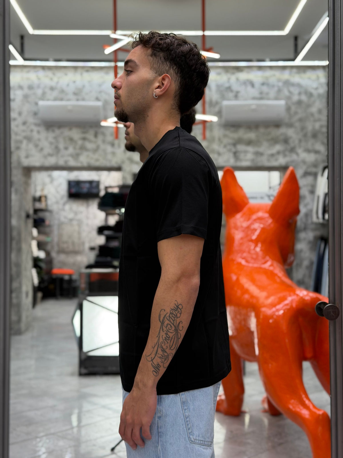 T-SHIRT IN PREGIATO ED ELEGANTE COTONE MERCERIZZATO - REGULAR FIT MK9910094-26.NER