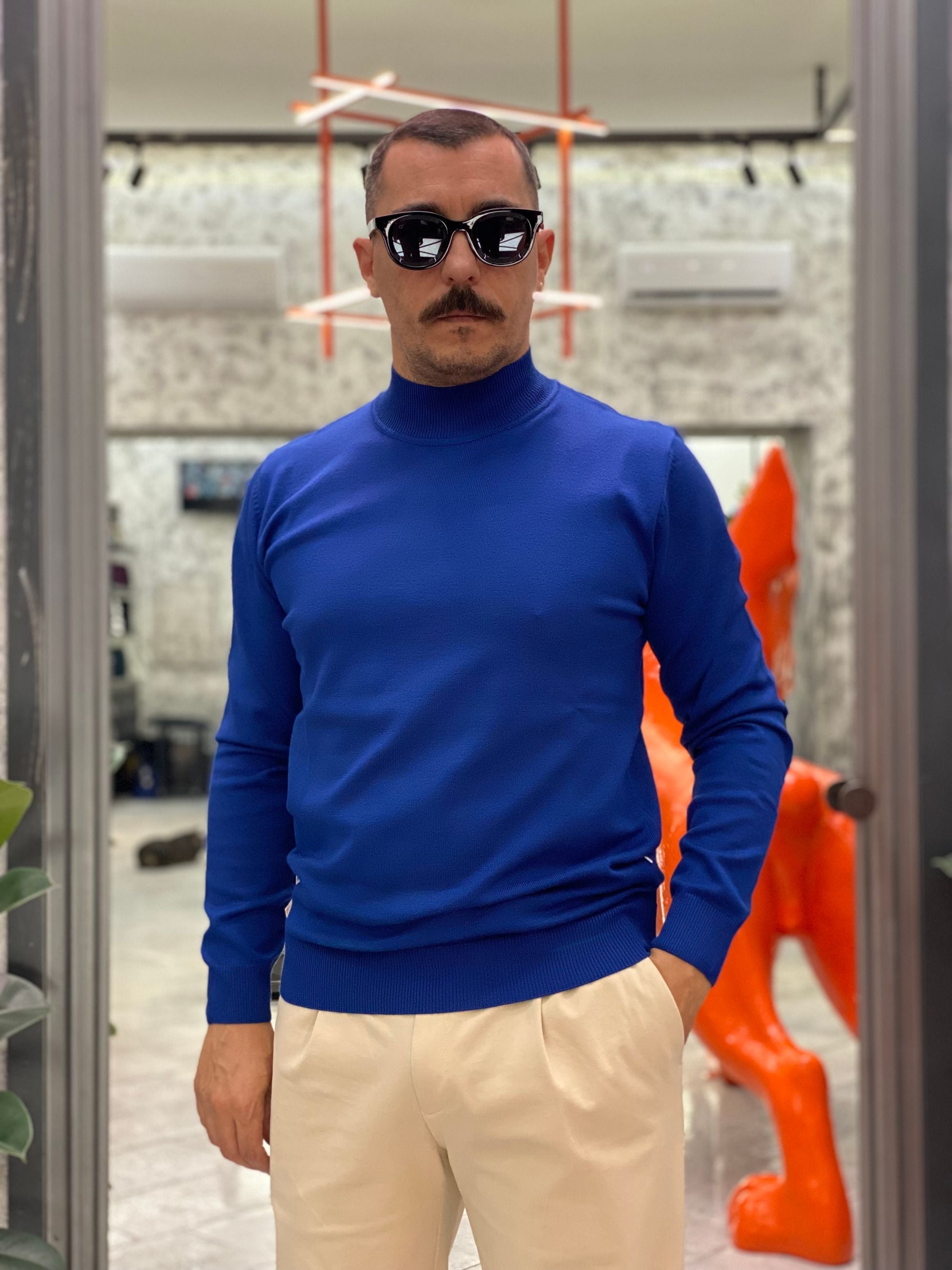MAGLIA LUPETTO IN MORBIDA VISCOSA - REGULAR FIT MI3059SS.ROY