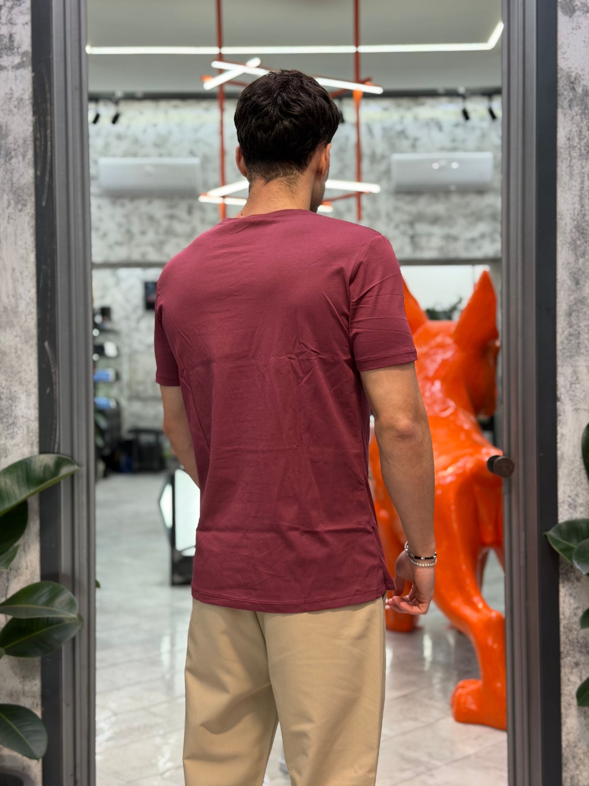 T-SHIRT BASIC IN 100% COTONE EXTRA FINE - REGULAR FIT GL1078F-S26.VIN