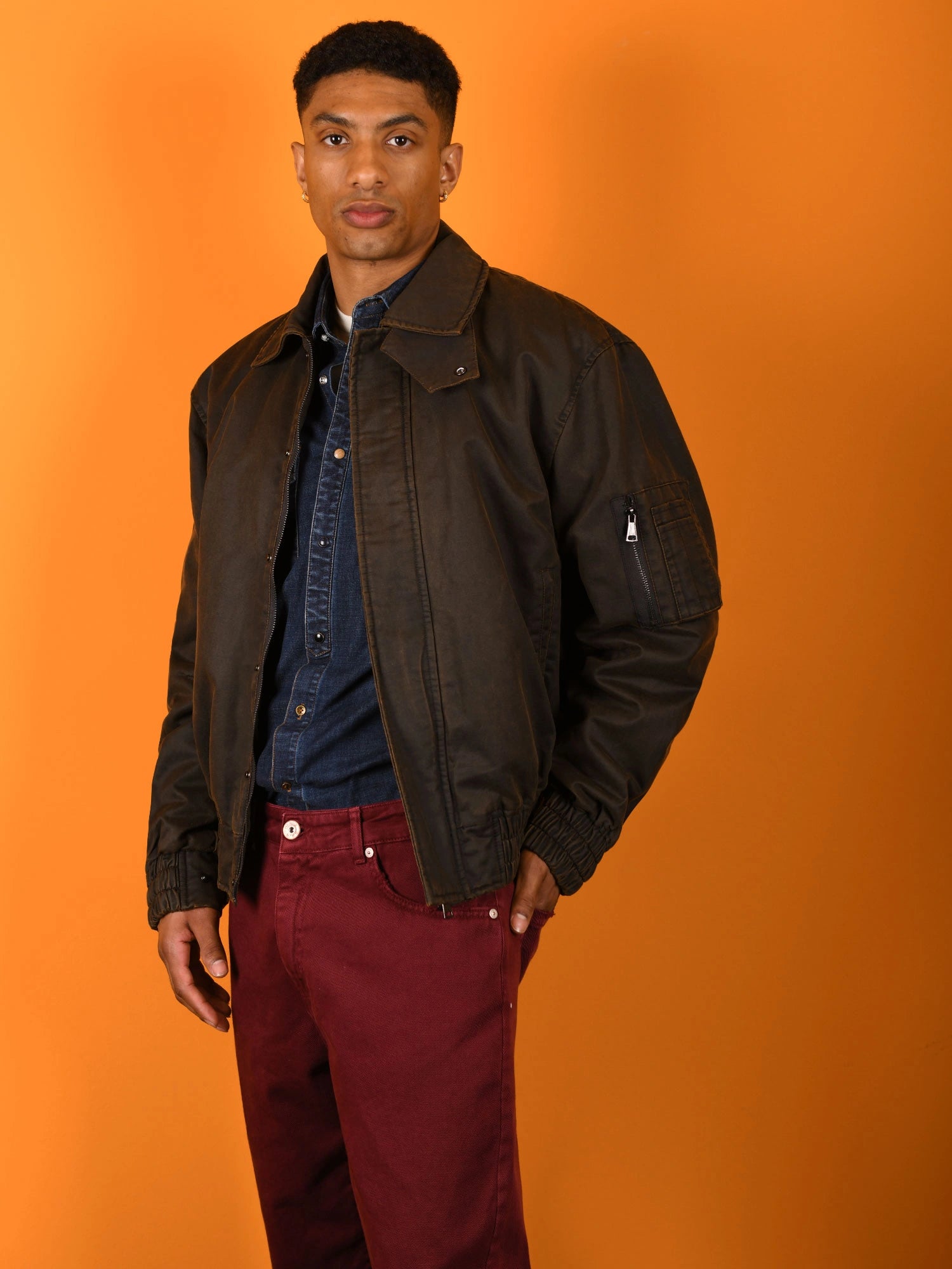 Bomber heritage modello aviator - comfort fit m25226130.mor