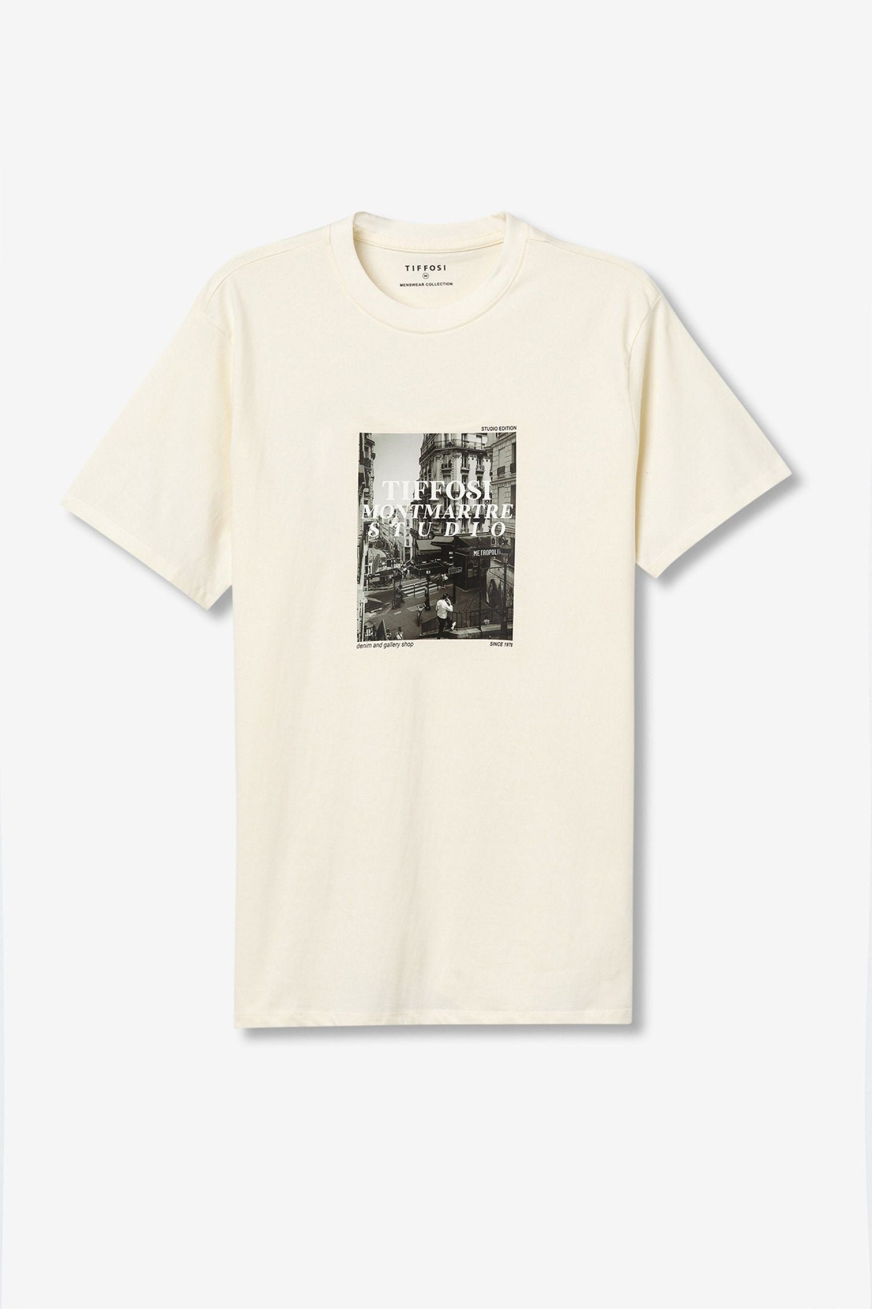 T-SHIRT ADLER CON STAMPA FRONTALE - RELAXED FIT 10061476.BIA