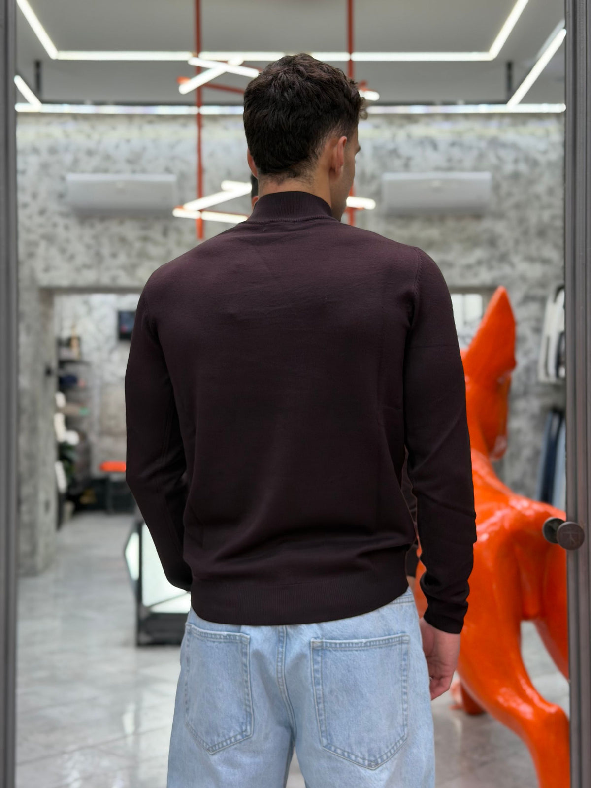 MAGLIA LUPETTO BASIC IN MORBIDA VISCOSA - REGULAR FIT MI3333SS.MEL