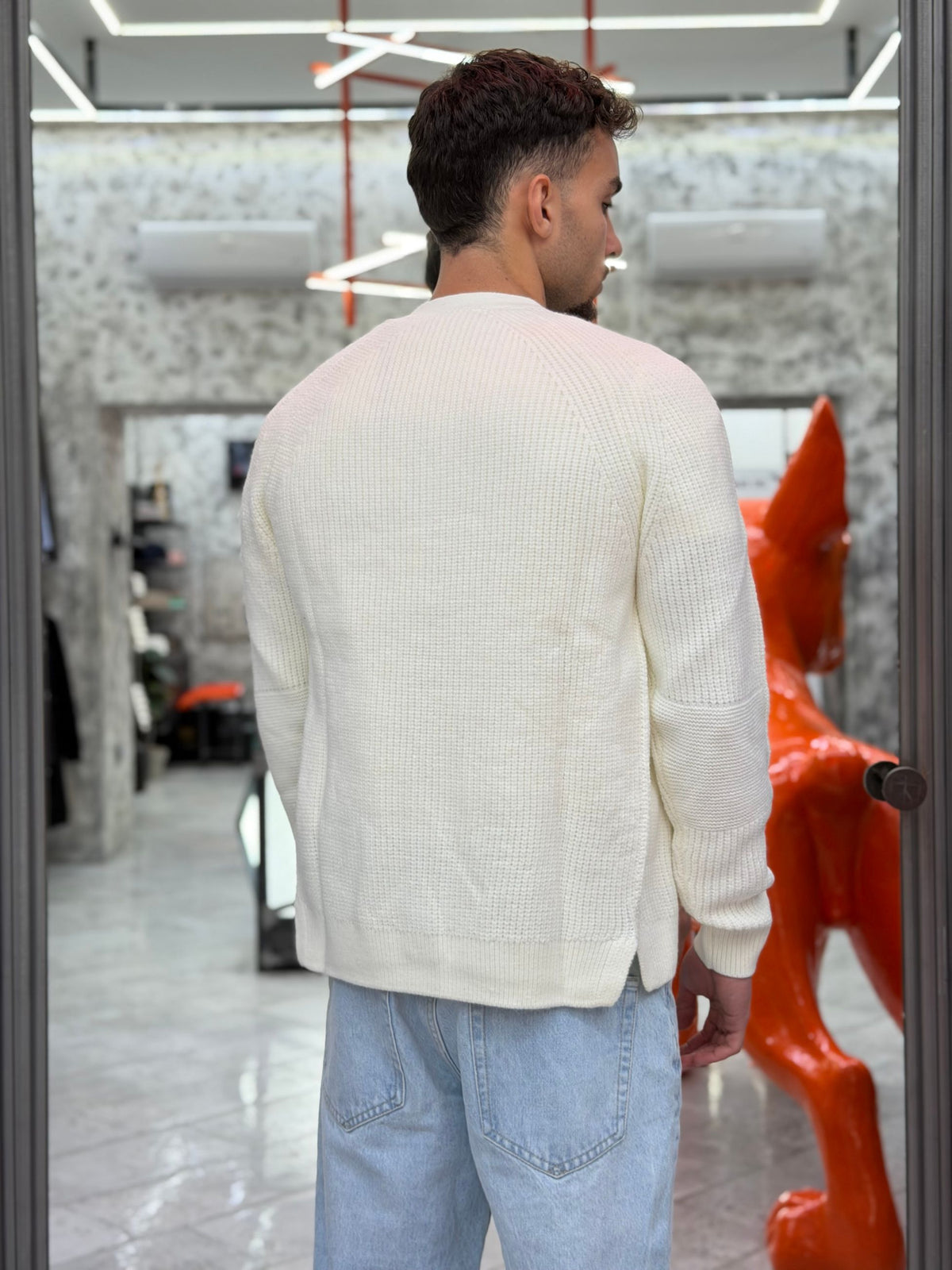 CARDIGAN IN MAGLIA COSTA INGLESE - REGULAR FIT MI3428SS.OFF
