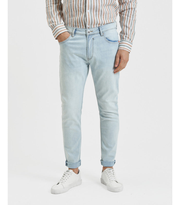 JEANS BRUCE LAVAGGIO CHIARO IN TELA ELASTICIZZATA - REGULAR SLIM FIT GL6263Q-S25