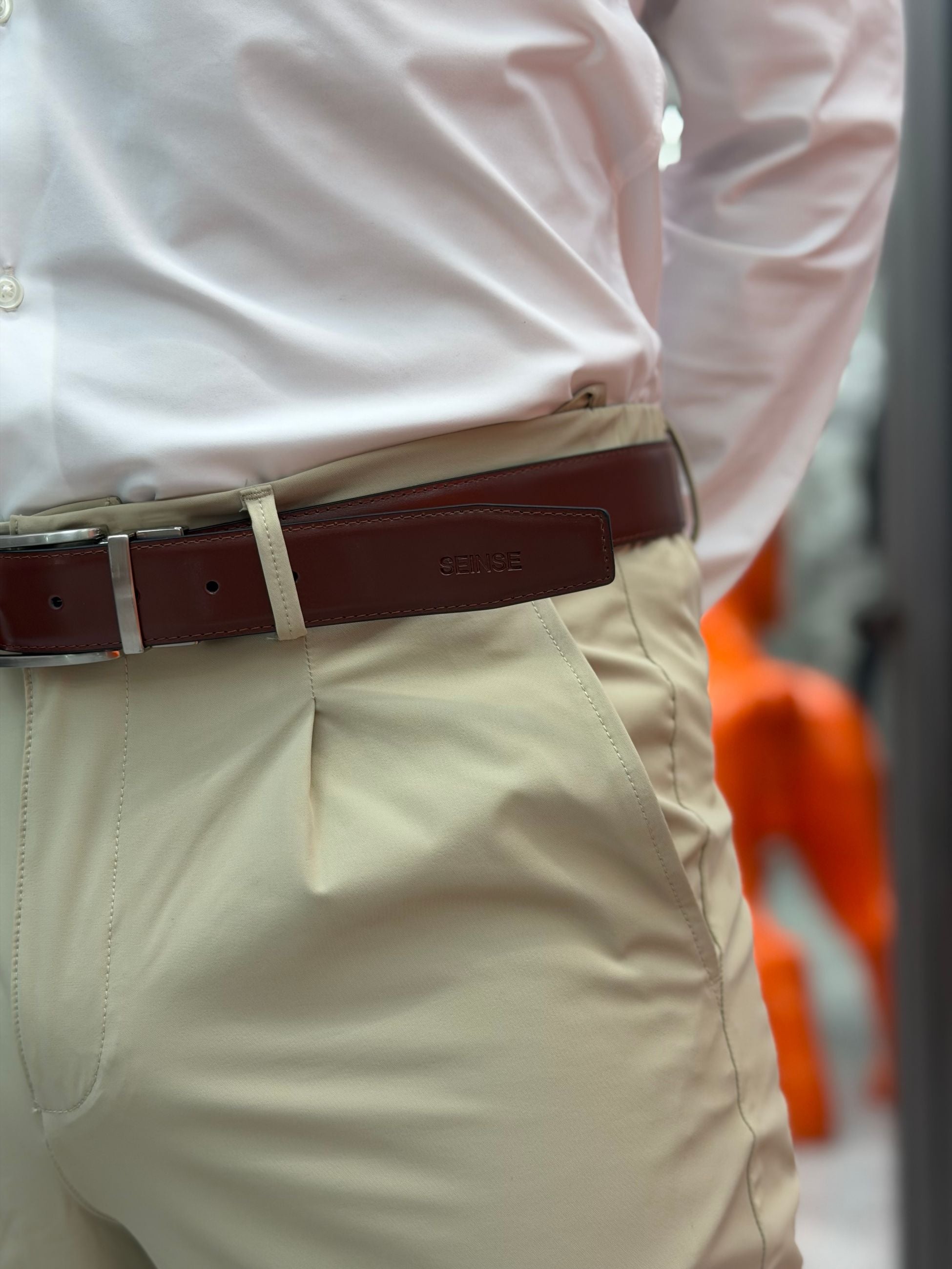 CINTURA DOUBLE IN PELLE LUCIDA CT283SS.NE/TE