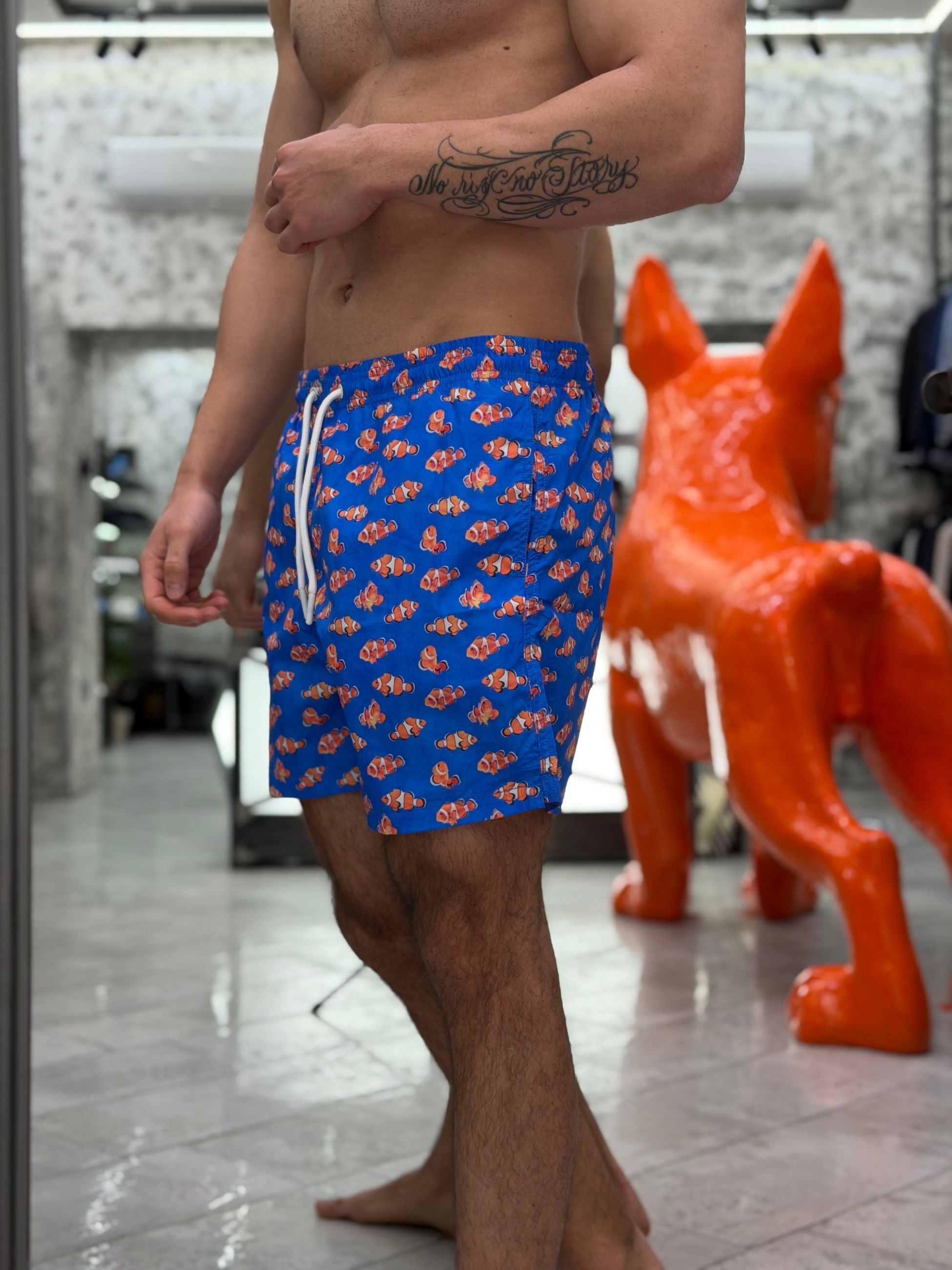 COSTUME DA BAGNO MODELLO BOXER FANTASIA PESCIOLINI - REGULAR FIT PL453