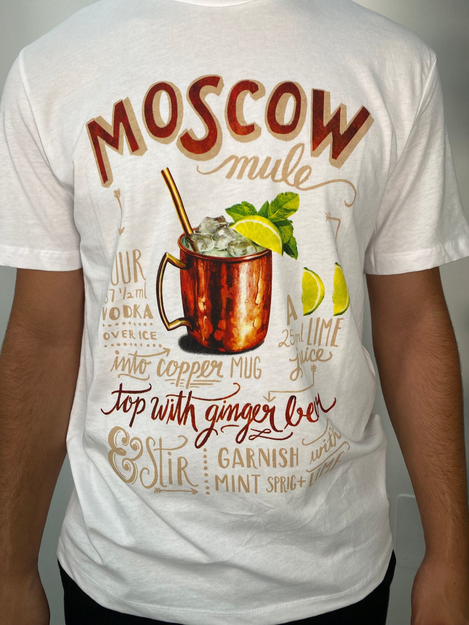 T-SHIRT IN 100% COTONE PREMIUM STAMPA MOSCOW MULE - REGULAR FIT 25S02TG