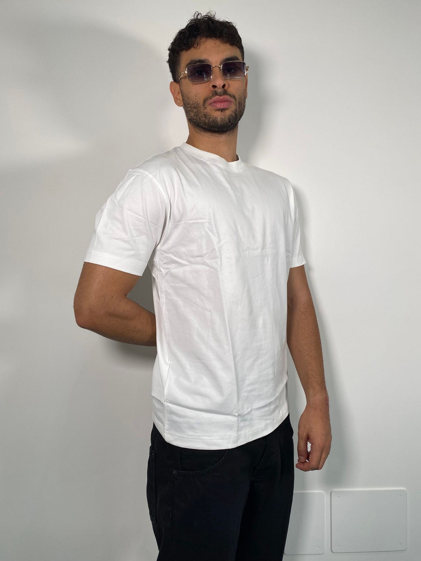 T-SHIRT BASIC IN COTONE STRUTTURATO - REGULAR FIT