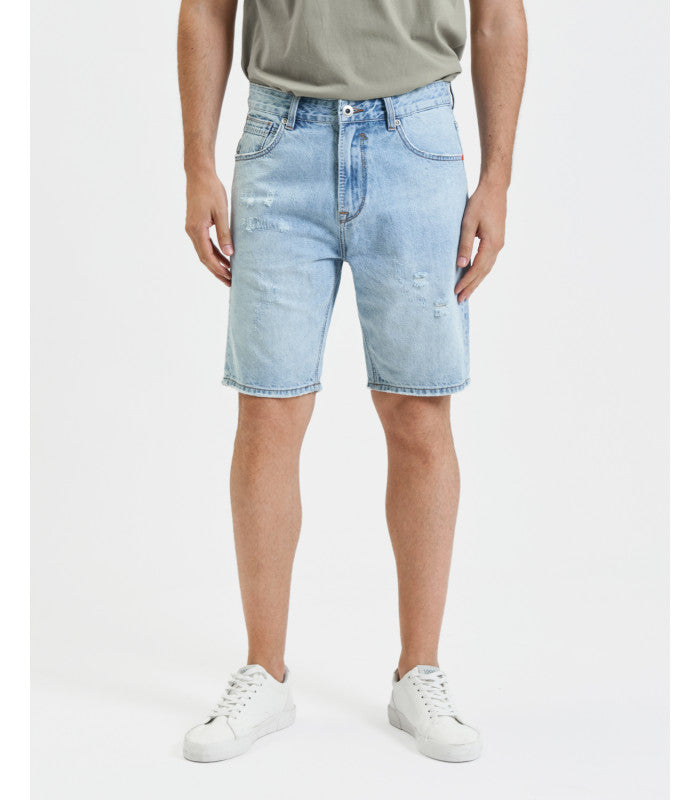 BERMUDA JACK IN JEANS CON MICRO ABRASIONI - REGULAR FIT GL6333Q