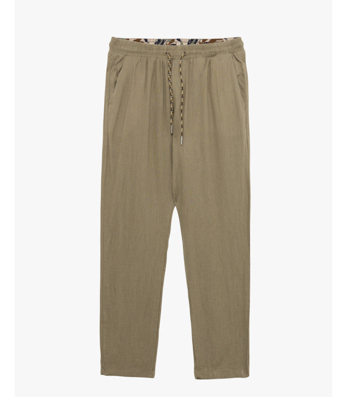 PANTALACCIO IN 100% LINO CON ACCESSORIO CATENA REMOVIBILE - REGULAR FIT FJ3270-S25.CAM