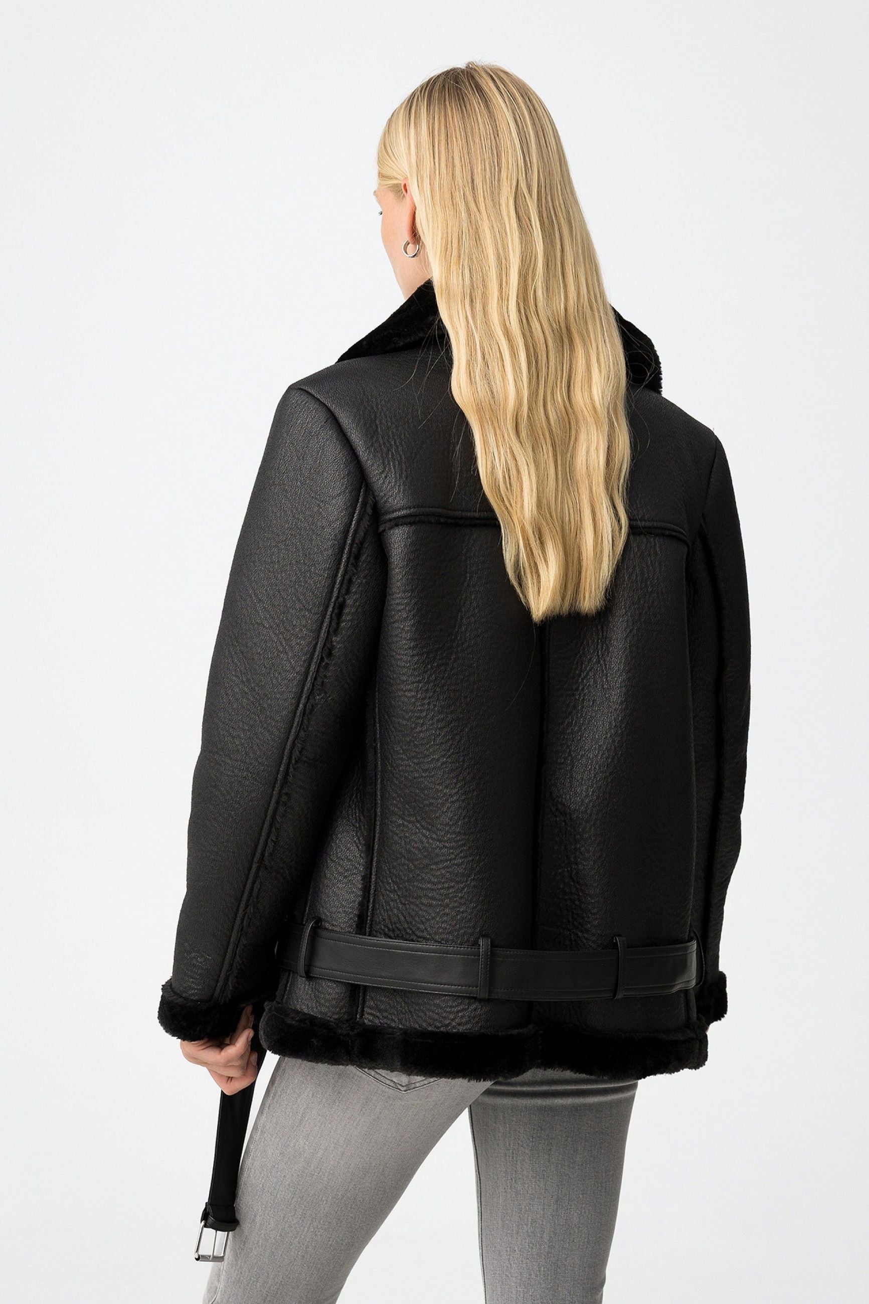 ECOMONTONE GILAO_2 MODELLO CHIODO CON TASCHE ZIP E CINTURA AL FONDO - COMFORT FIT 10062008.NER