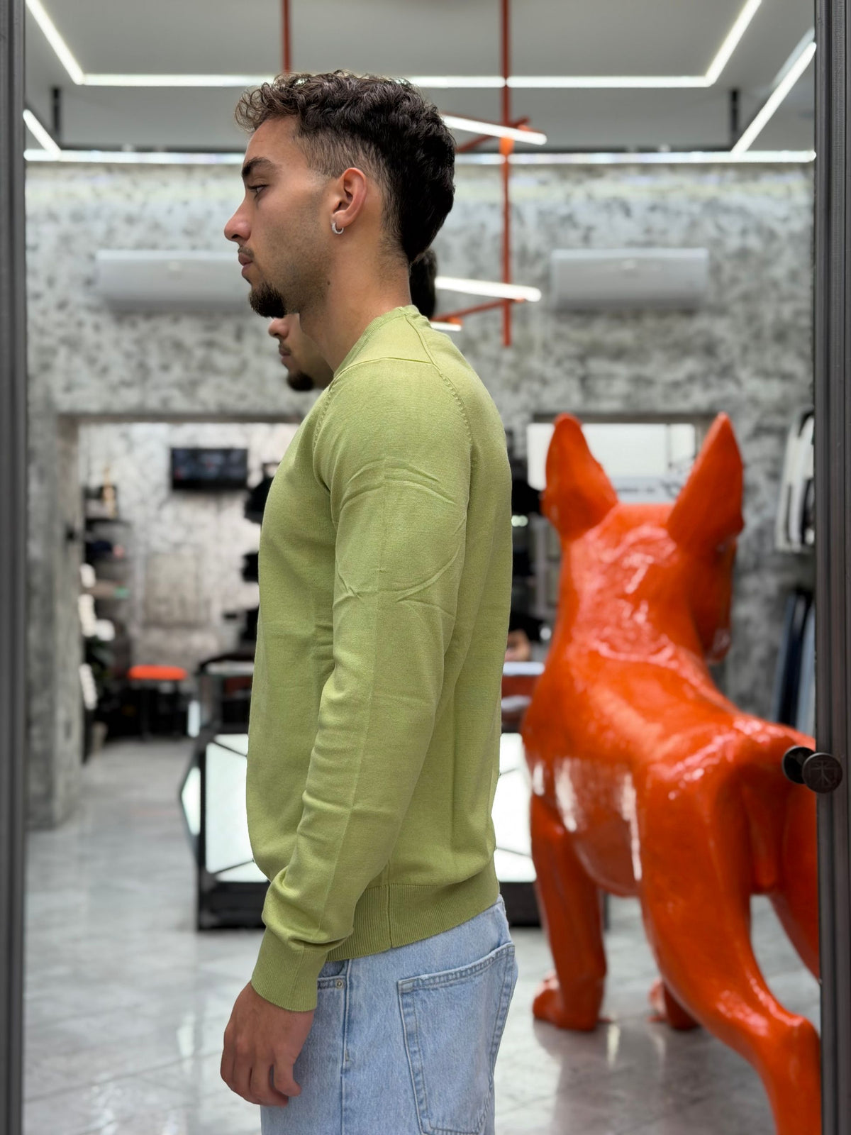 MAGLIA GIROCOLLO FINEZZA 12 IN MORBIDA VISCOSA - SLIM FIT MK20010-26.MAT