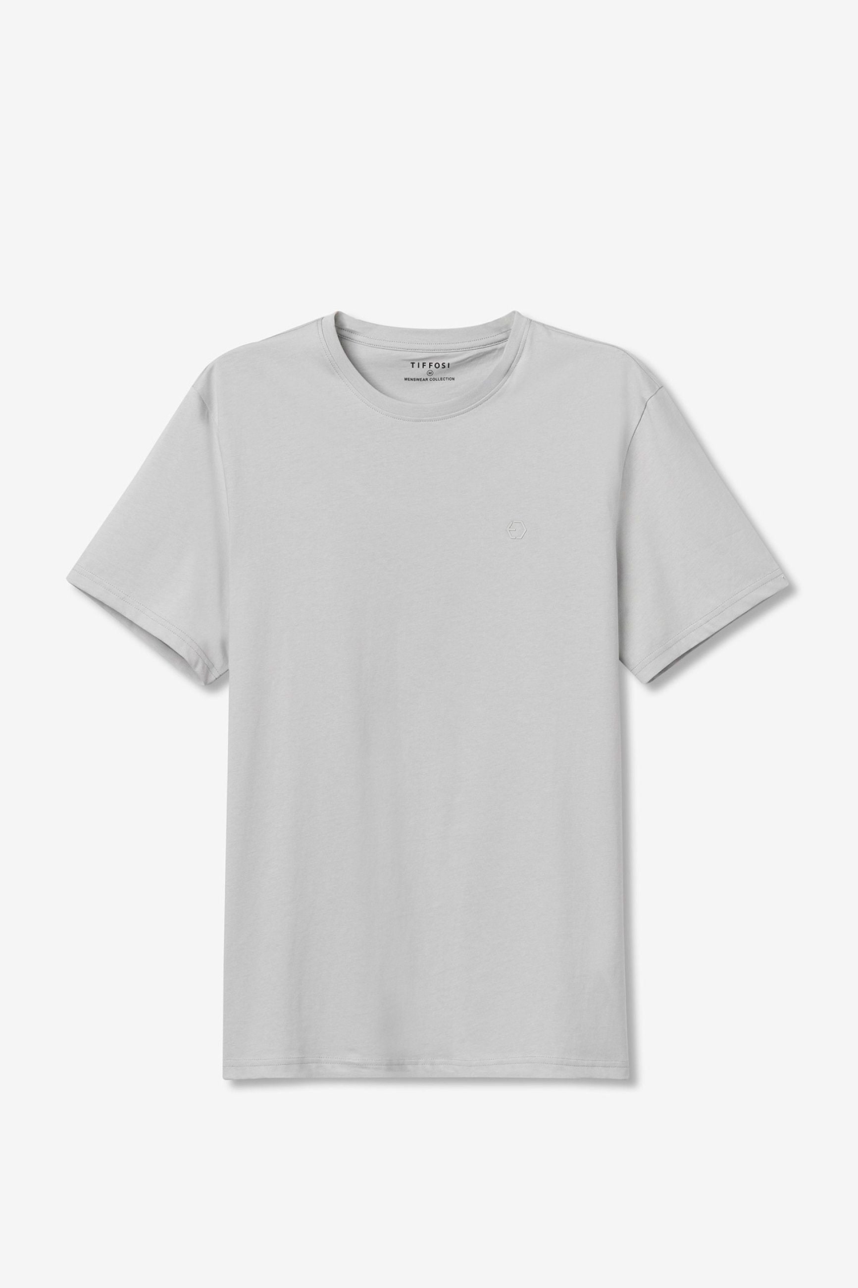 T-SHIRT BARTON BASIC IN 100% COTONE CON LOGO LATO CUORE - REGULAR FIT 10048304.GHI
