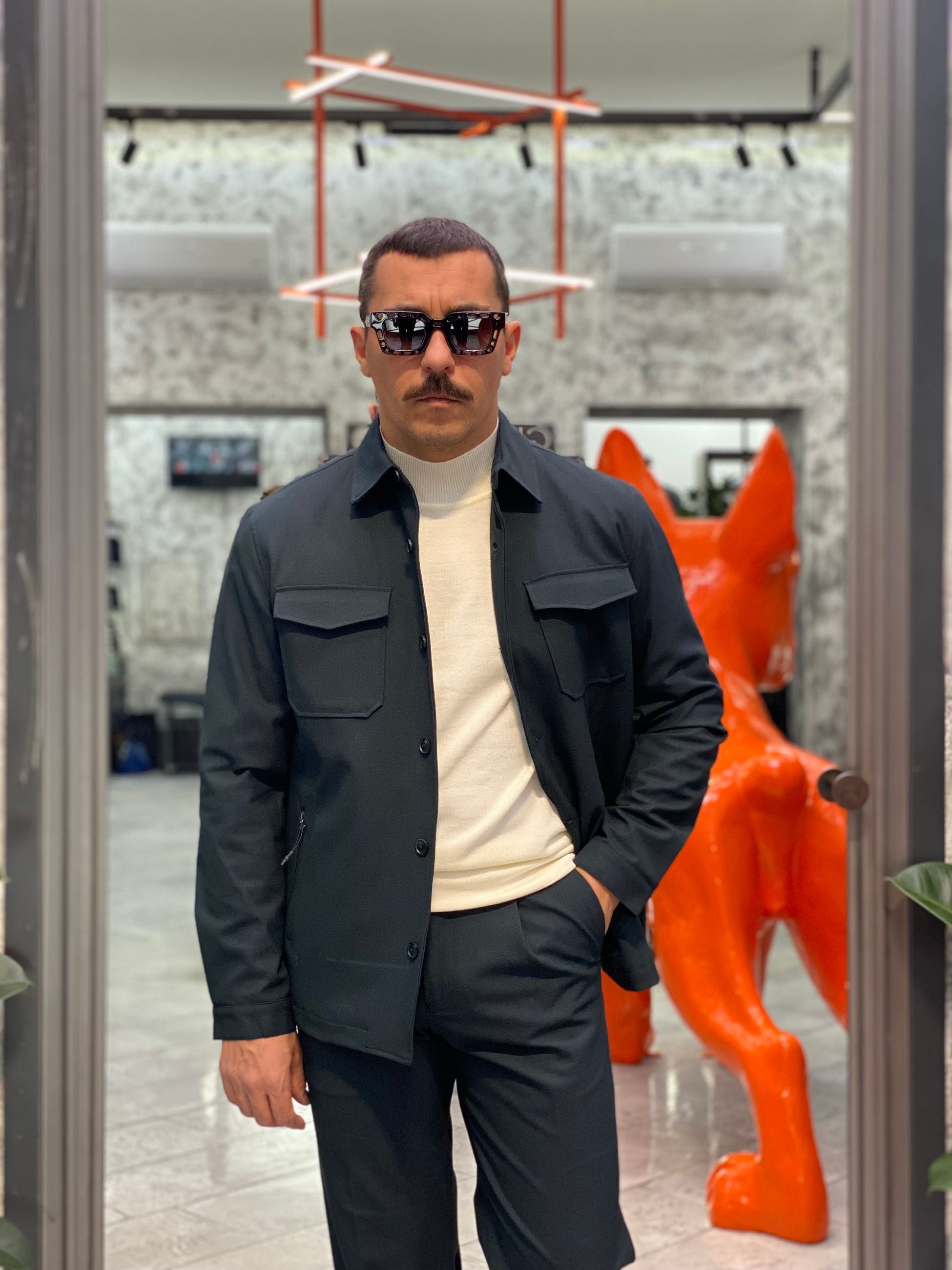 GIACCA GIUBBINO DA COMPLETO CON TRAPUNTA INTERNA E TASCHE A FILO ESTERNE - REGULAR FIT GBI1045SS.FOR