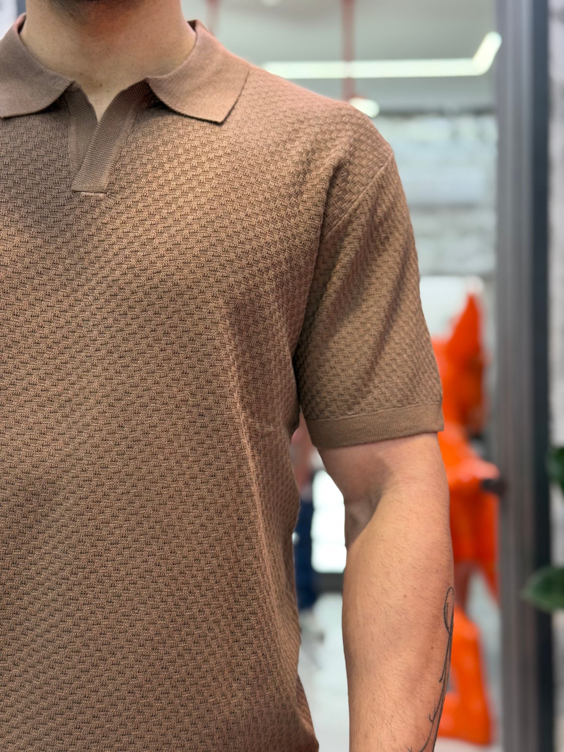 POLO DERBY MANICA CORTA IN MAGLIA LAVORATA - REGULAR FIT GL35336.TAB