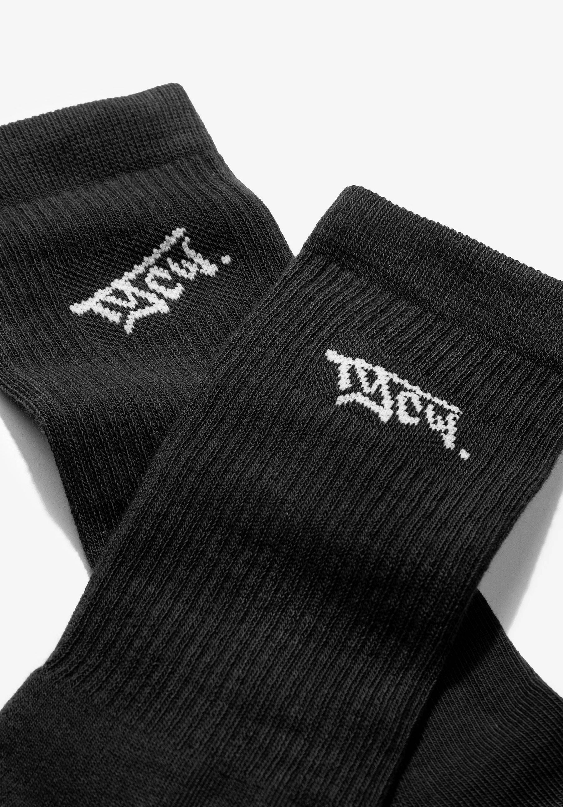 CALZINI JAVI A META' POLPACCIO CON LOGO 10060491.NER