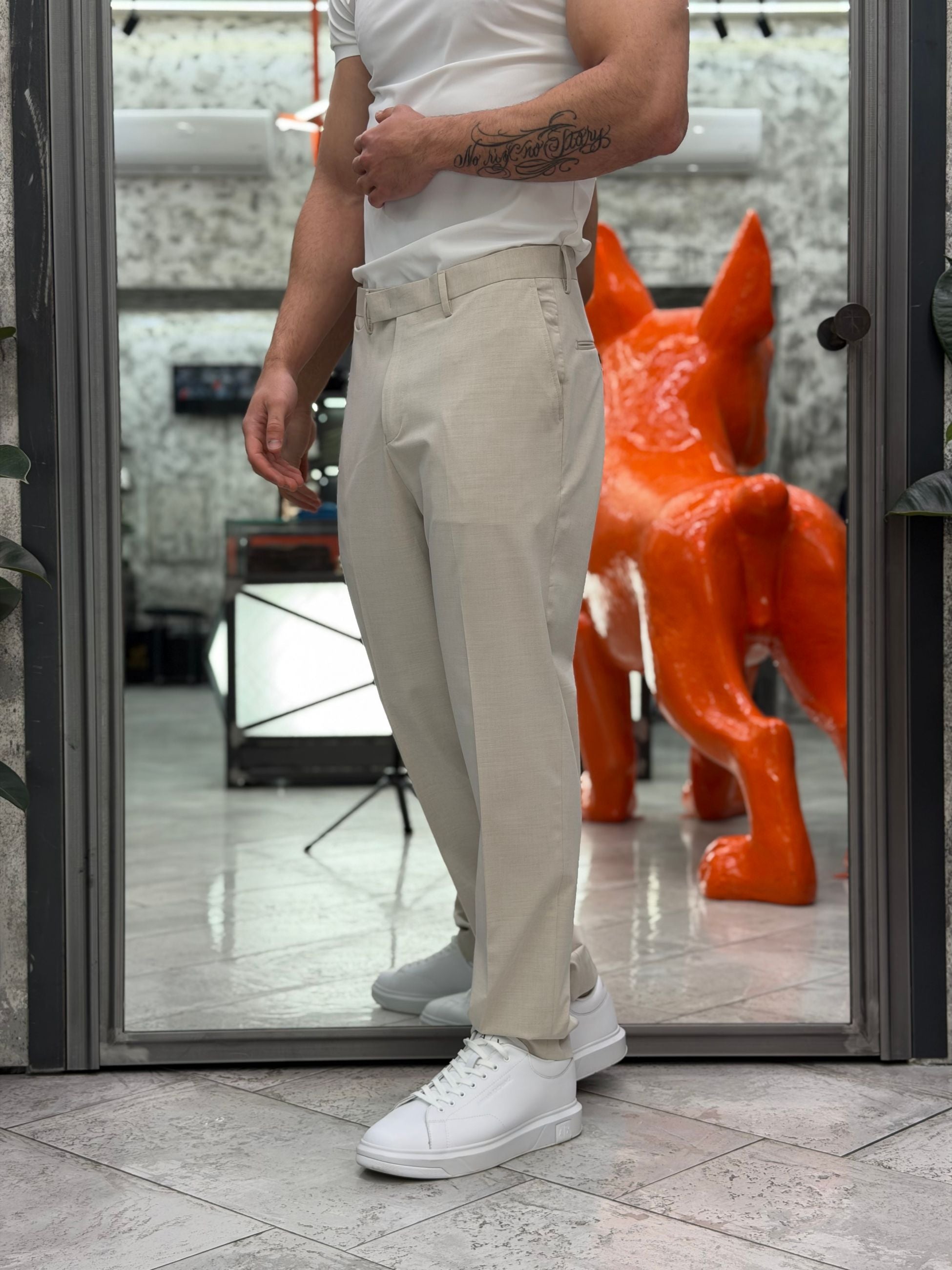 ABITO COMPLETO CON GIACCA MONOPETTO E PANTALONE REGULAR ABE47SS.ECR