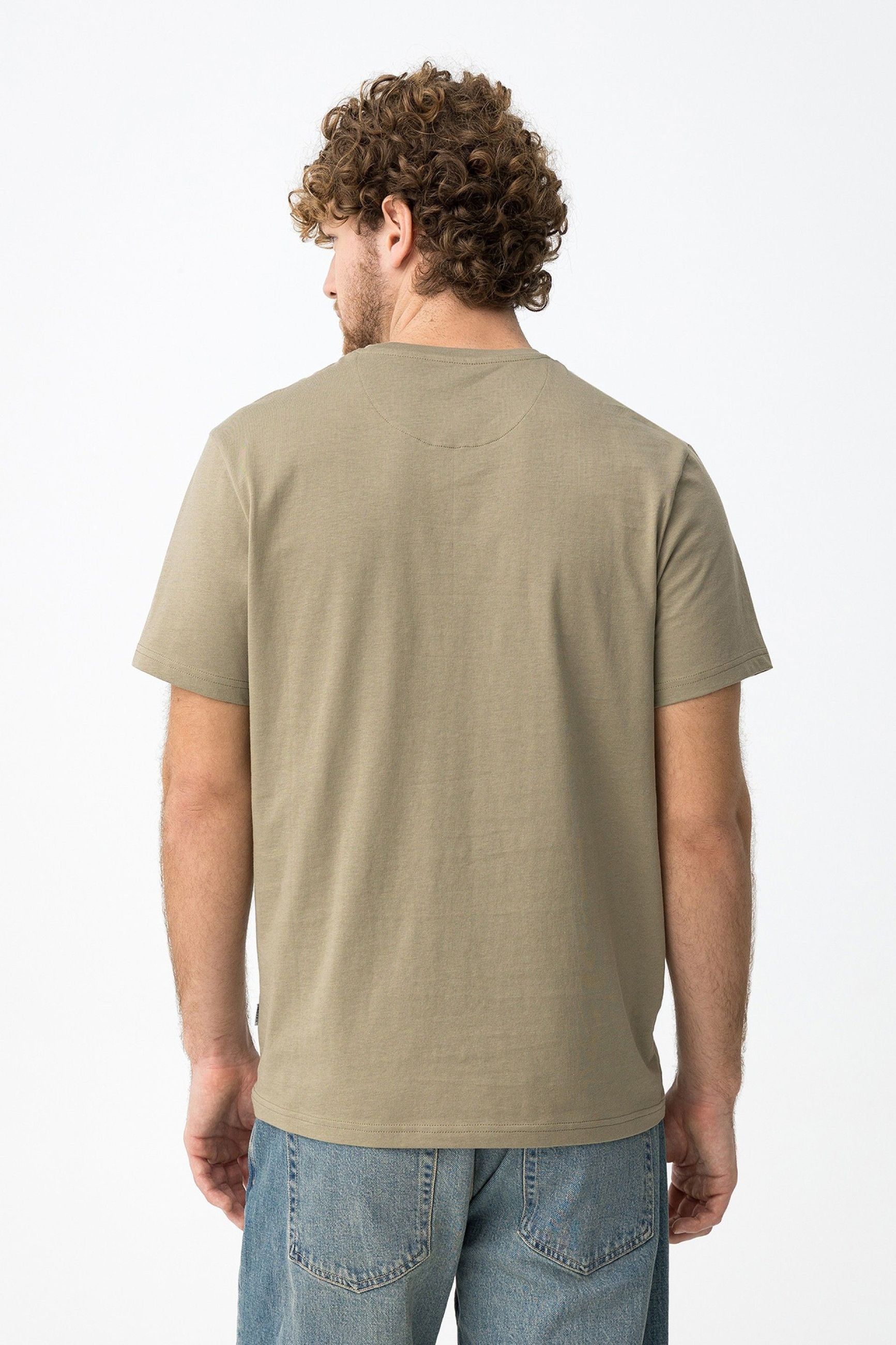 T-SHIRT BARTON BASIC IN 100% COTONE CON LOGO LATO CUORE - REGULAR FIT 10048304.MEL