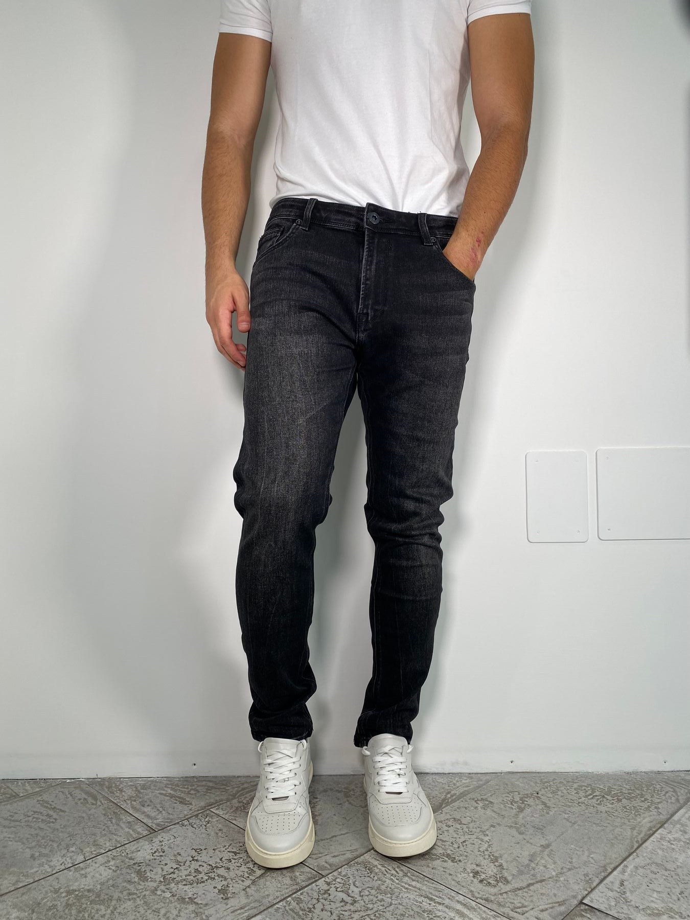 JEANS BRUCE IN TELA ELASTICIZZATA - SLIM REGULAR FIT