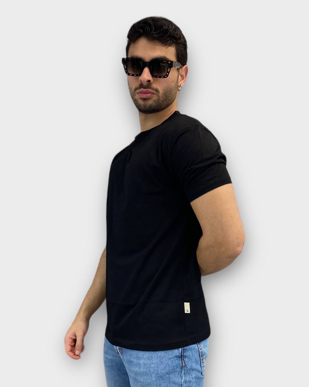 T-SHIRT BASIC IN 100% COTONE EXTRA FINE - SLIM FIT
