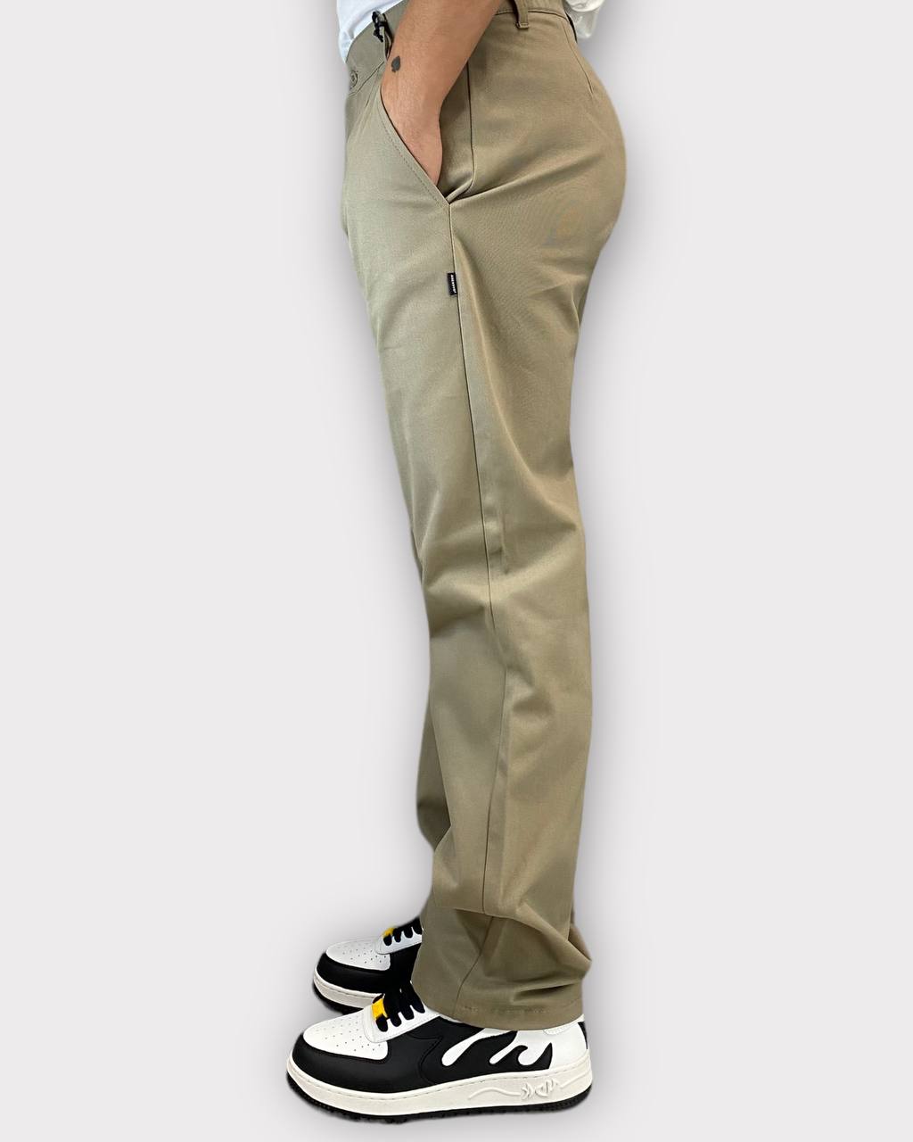 PANTALONE DA COORDINATO FONDO AMPIO CON COULISSE IN VITA - TASCA AMERICA