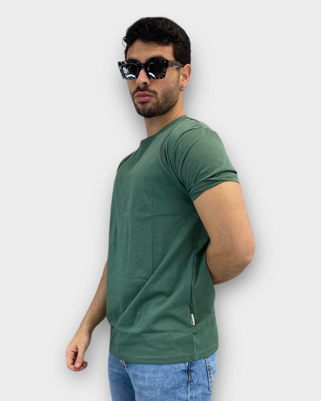 T-SHIRT BASIC IN 100% COTONE EXTRA FINE - SLIM FIT