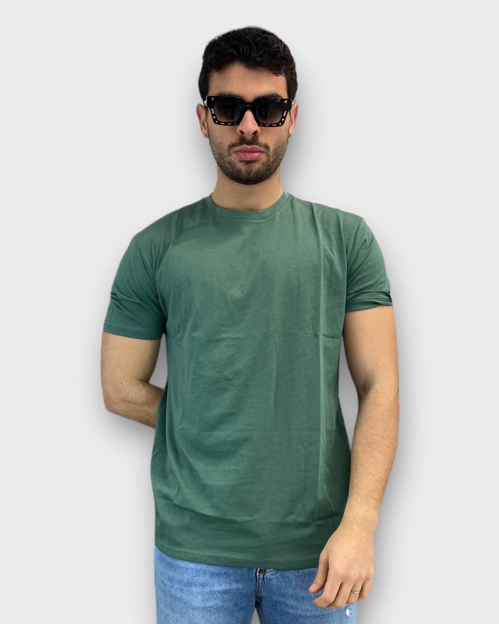 T-SHIRT BASIC IN 100% COTONE EXTRA FINE - SLIM FIT